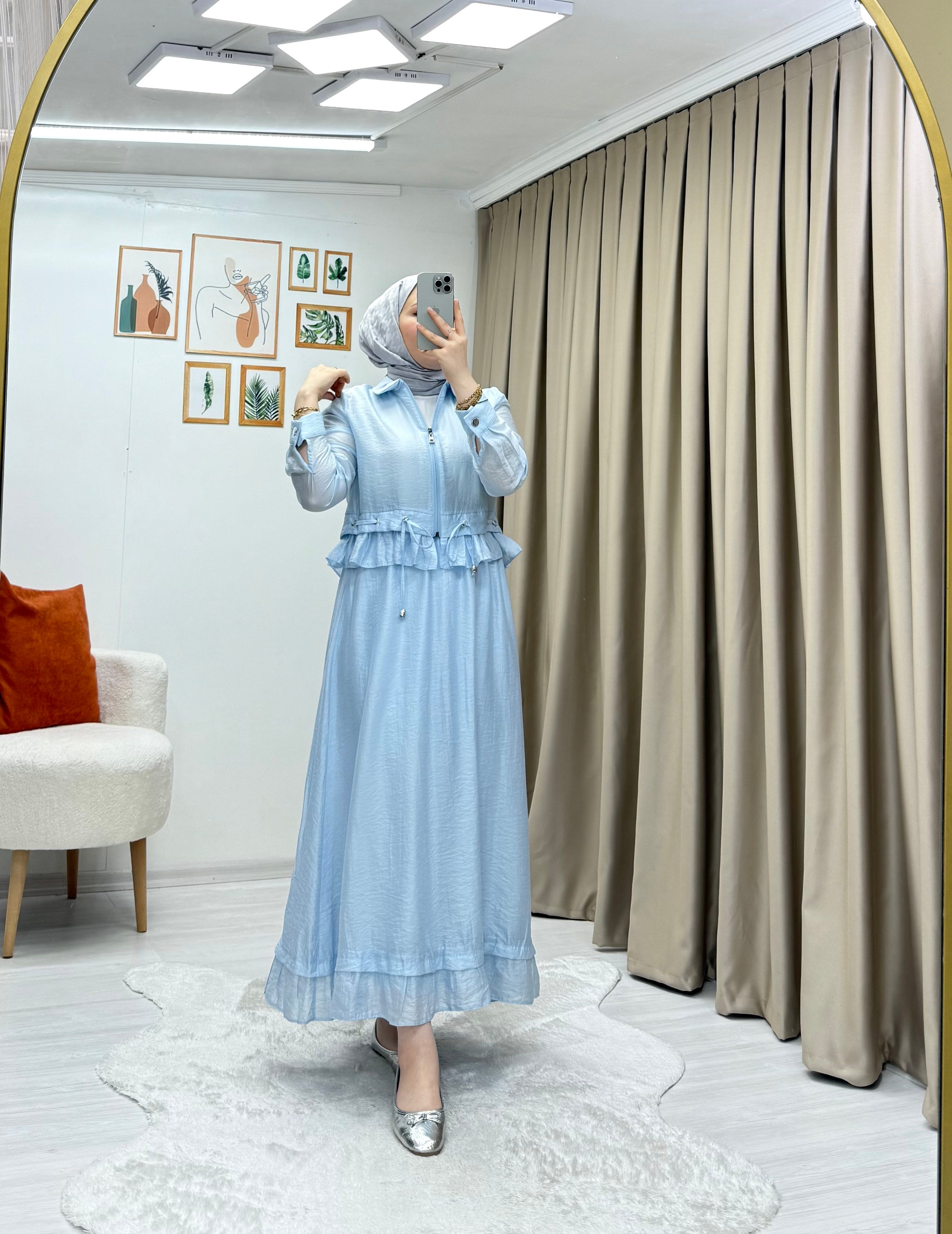 Hanna Etekli Takım Mavi 0011 
