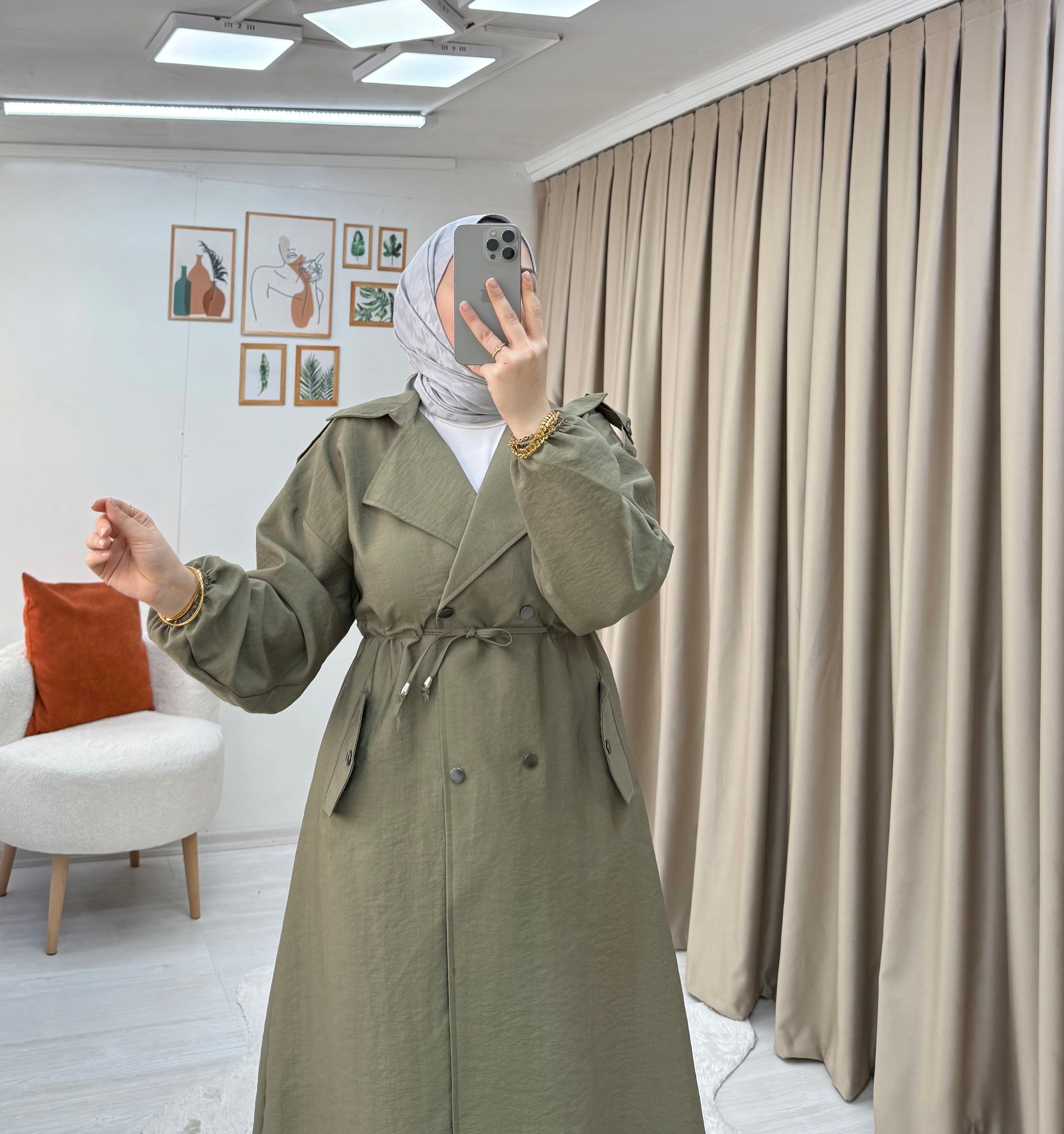 Elena Trenç Haki 0013 