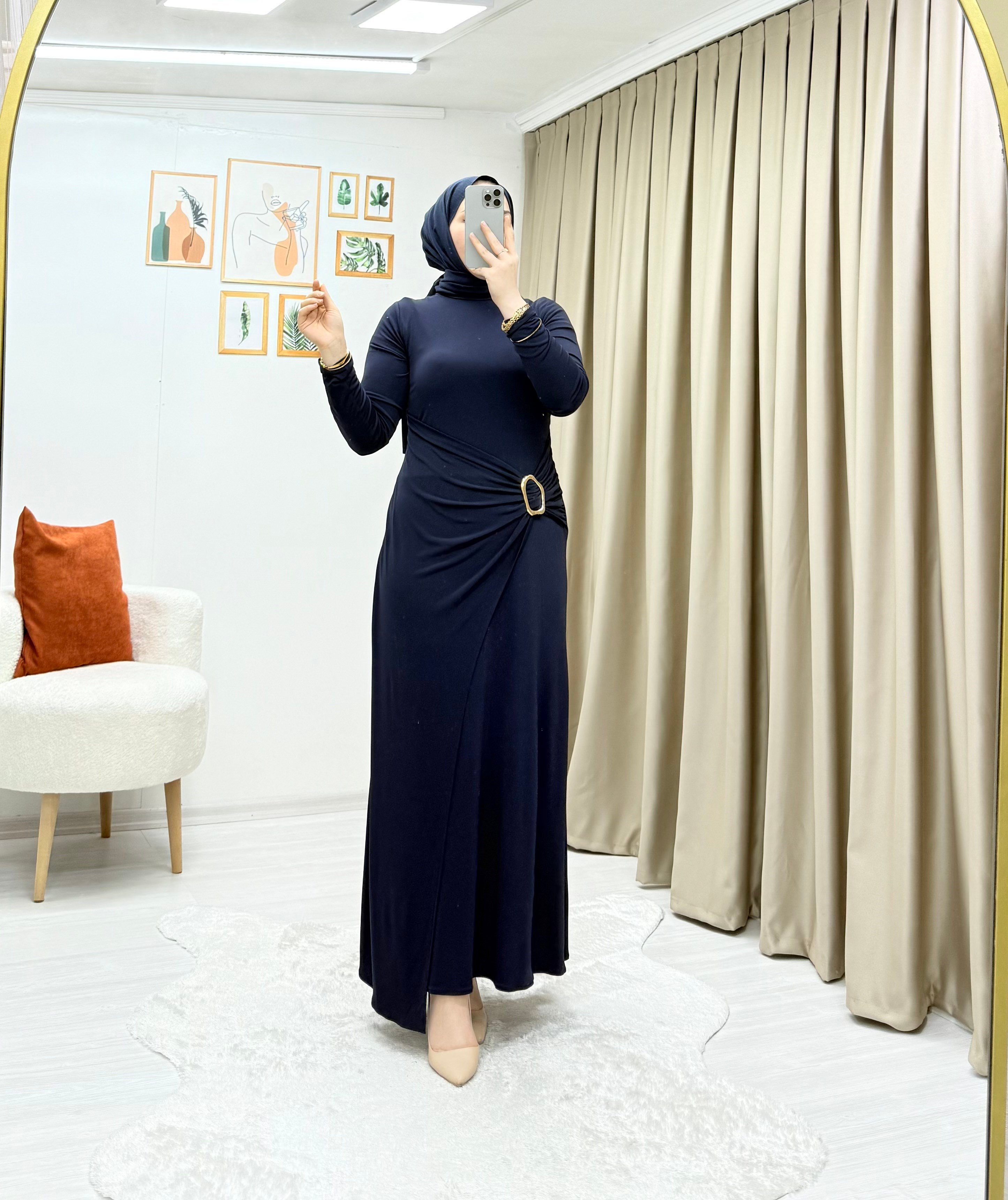 Sendy Elbise Lacivert 0022 