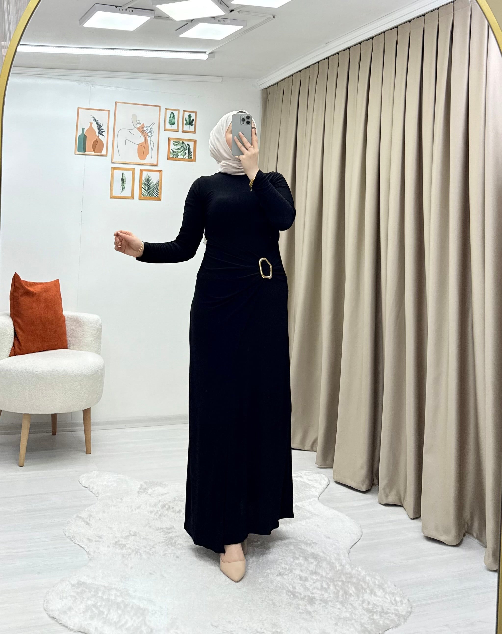 Sendy Elbise Siyah 0022 