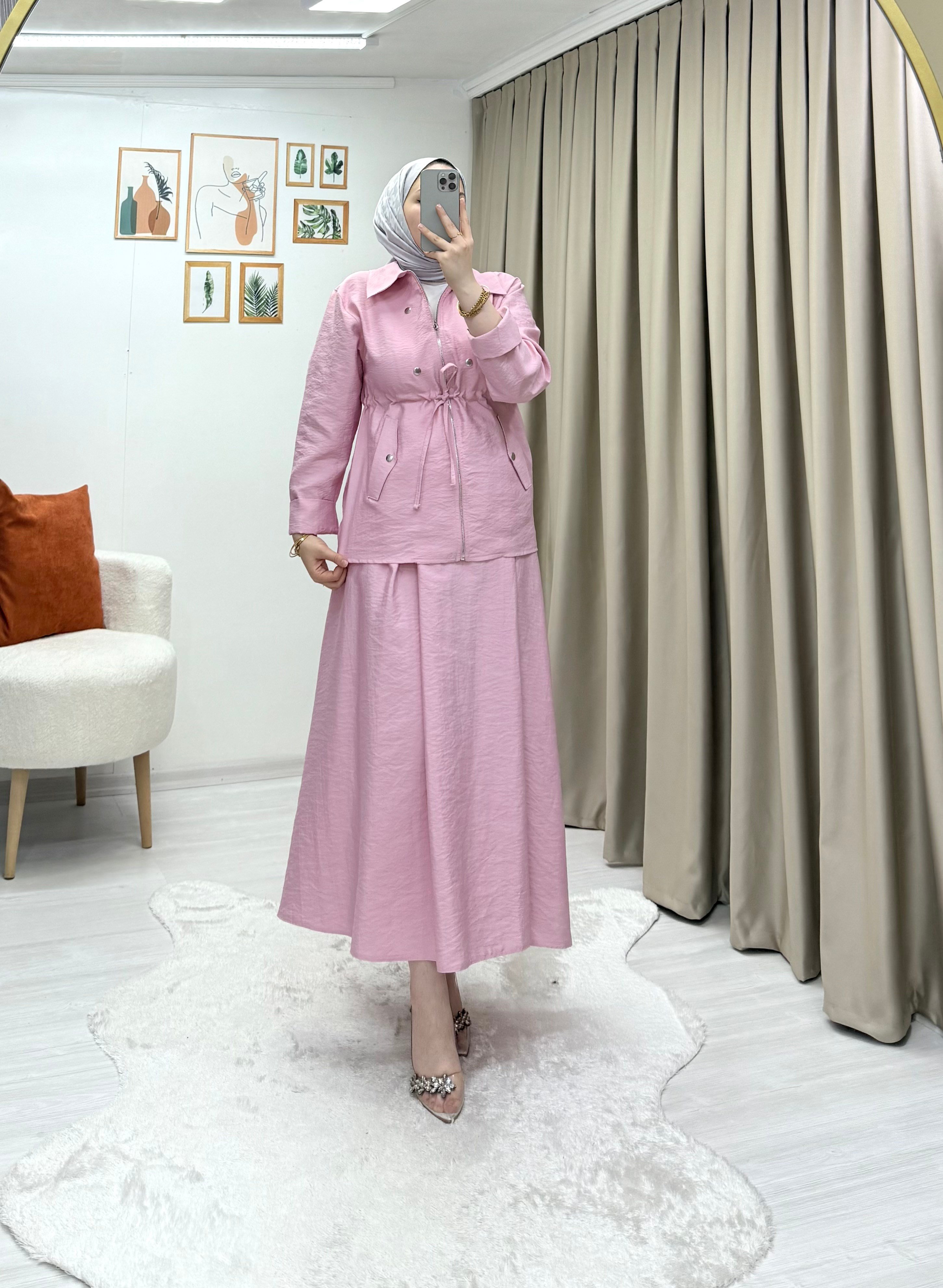 Beste Etekli Takım Pembe 0026 