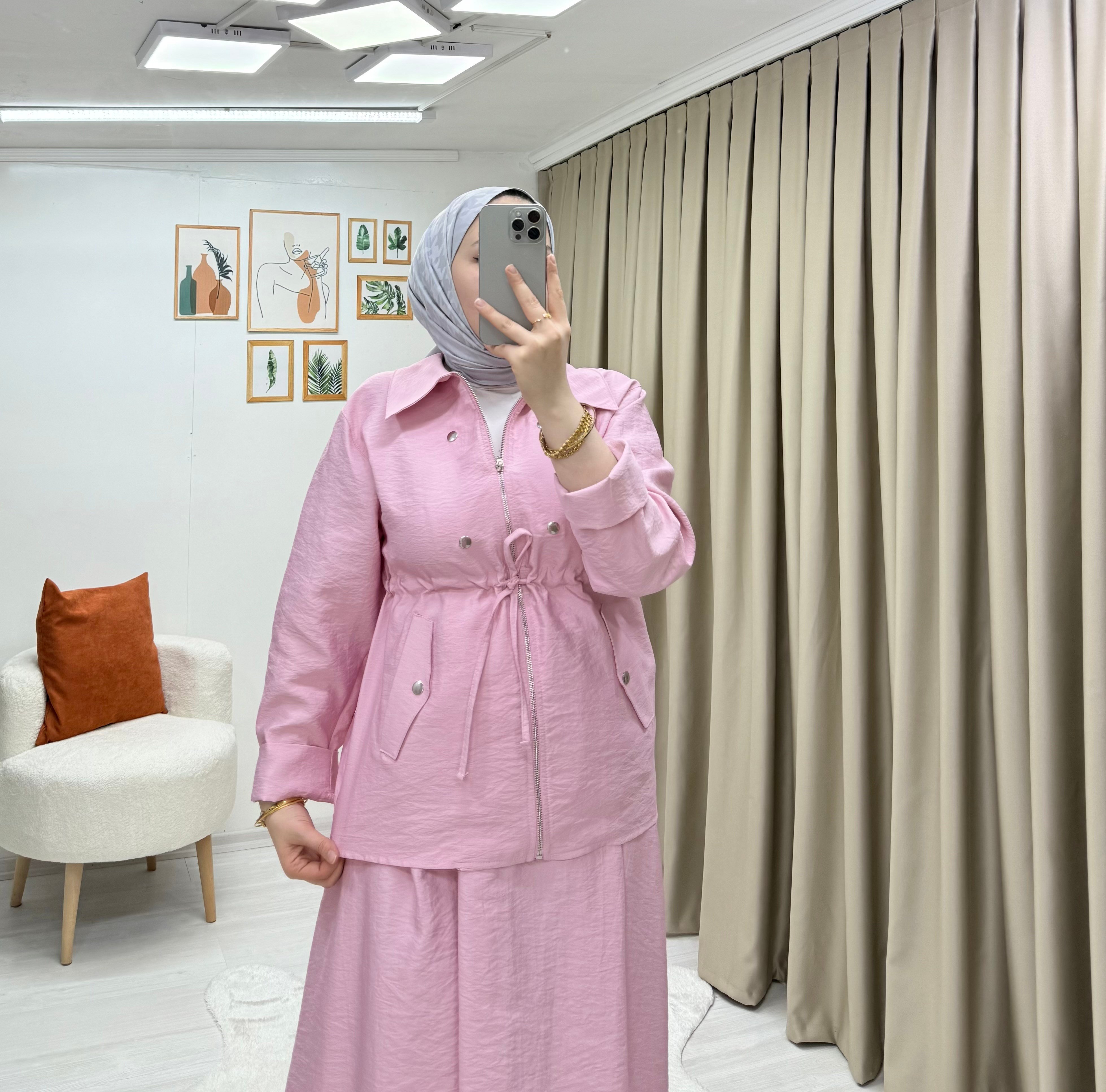 Beste Etekli Takım Pembe 0026 