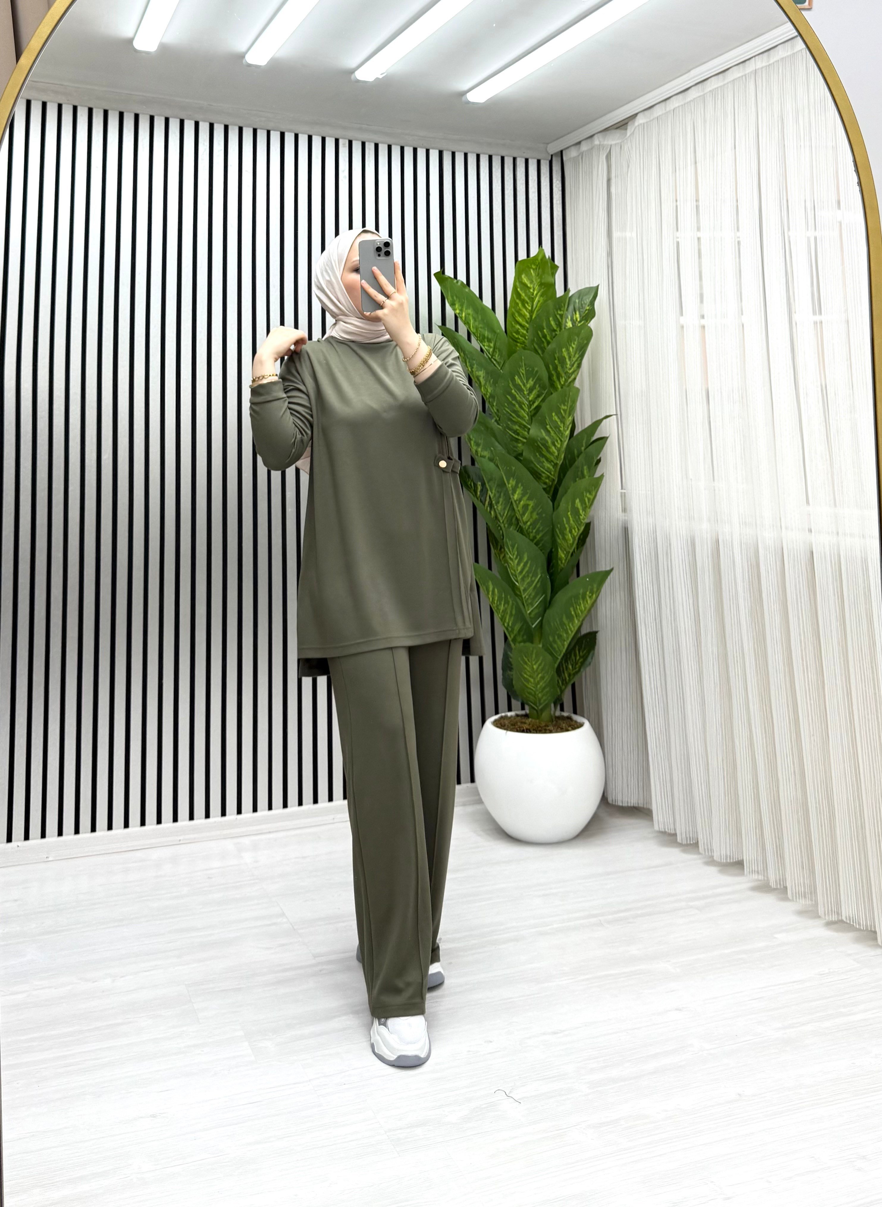 LİO YANDAN ÇITLI TAKIM YEŞİL 0030 