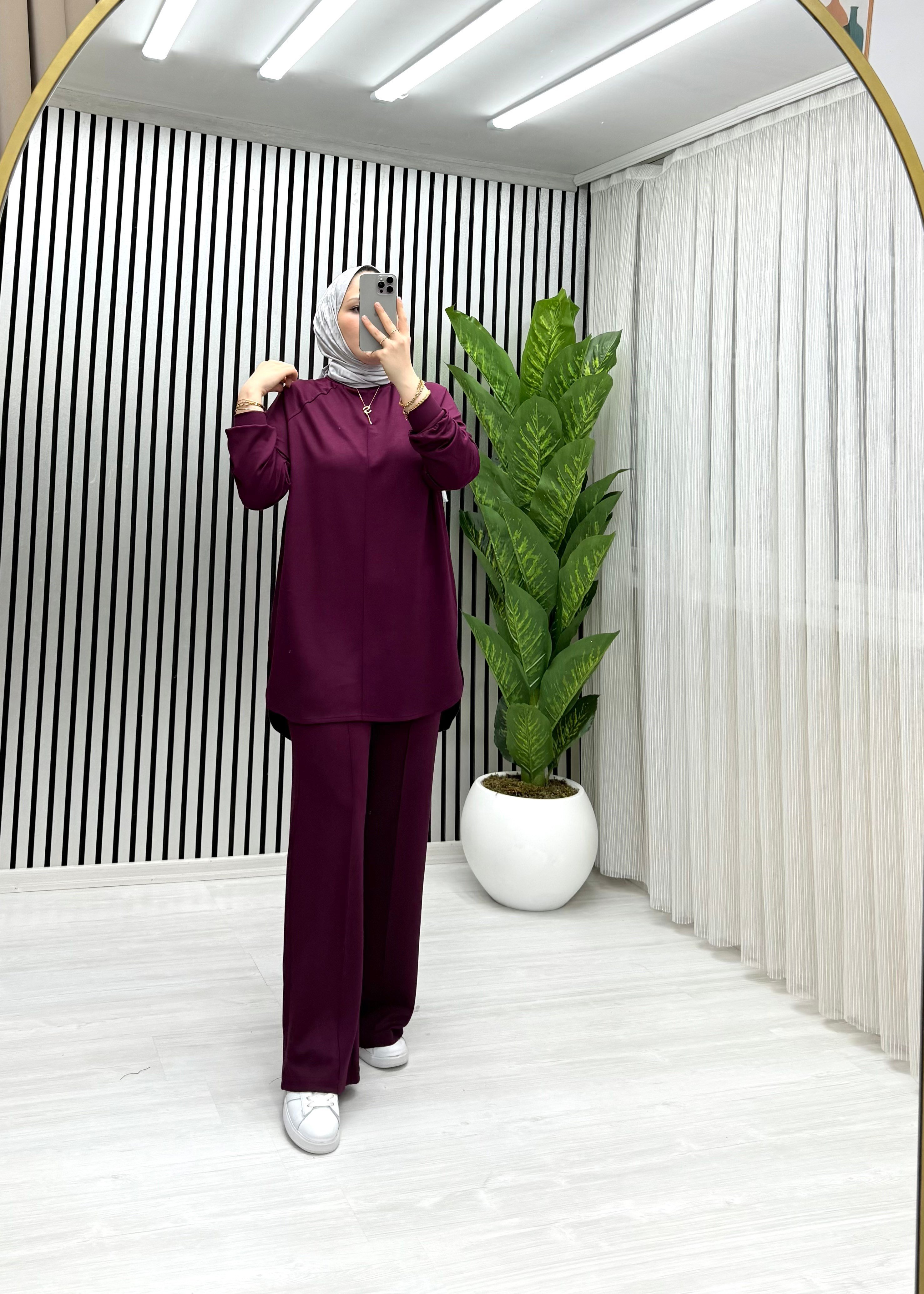 MİLA TAKIM BORDO 0032 