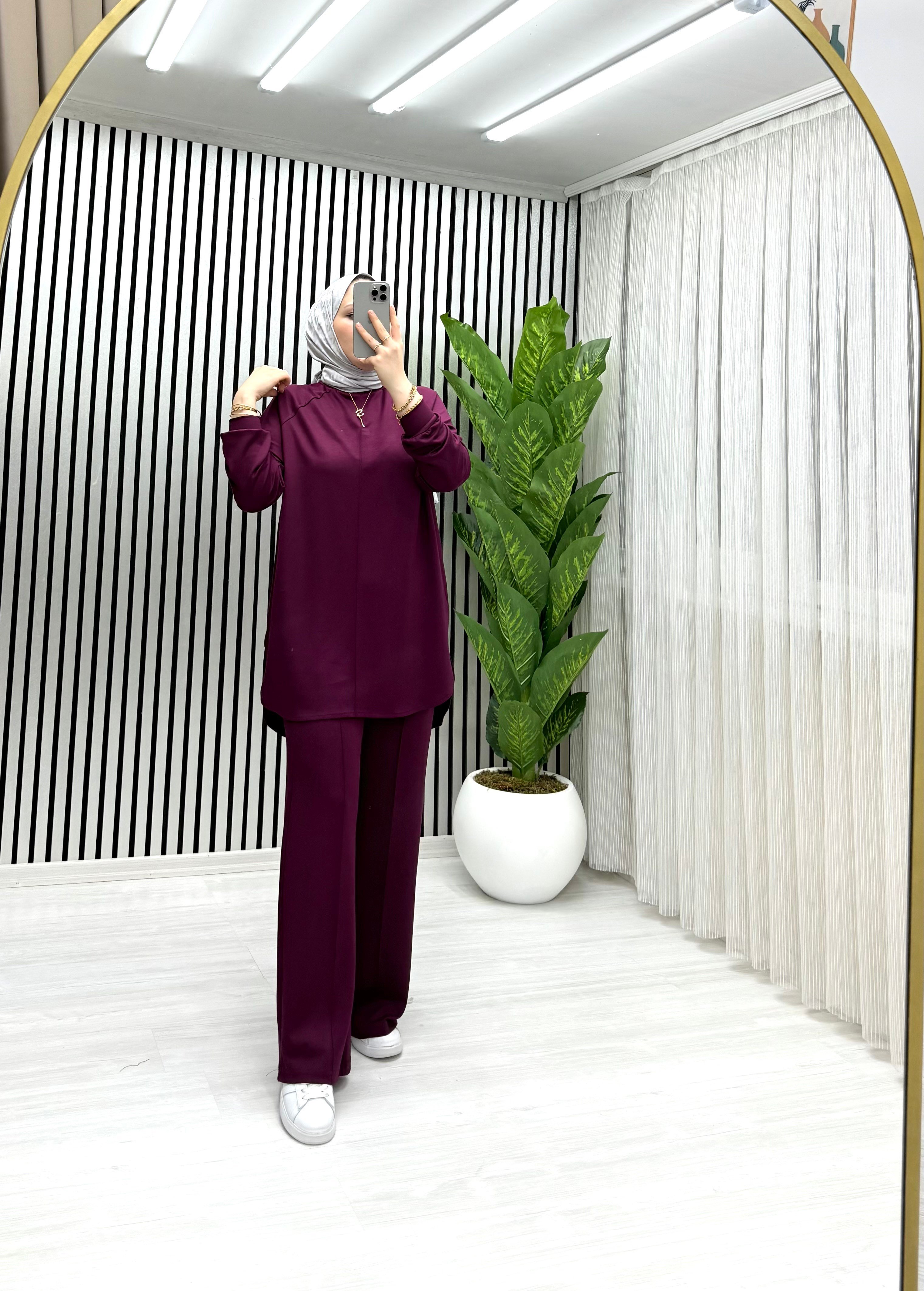 MİLA TAKIM BORDO 0032 
