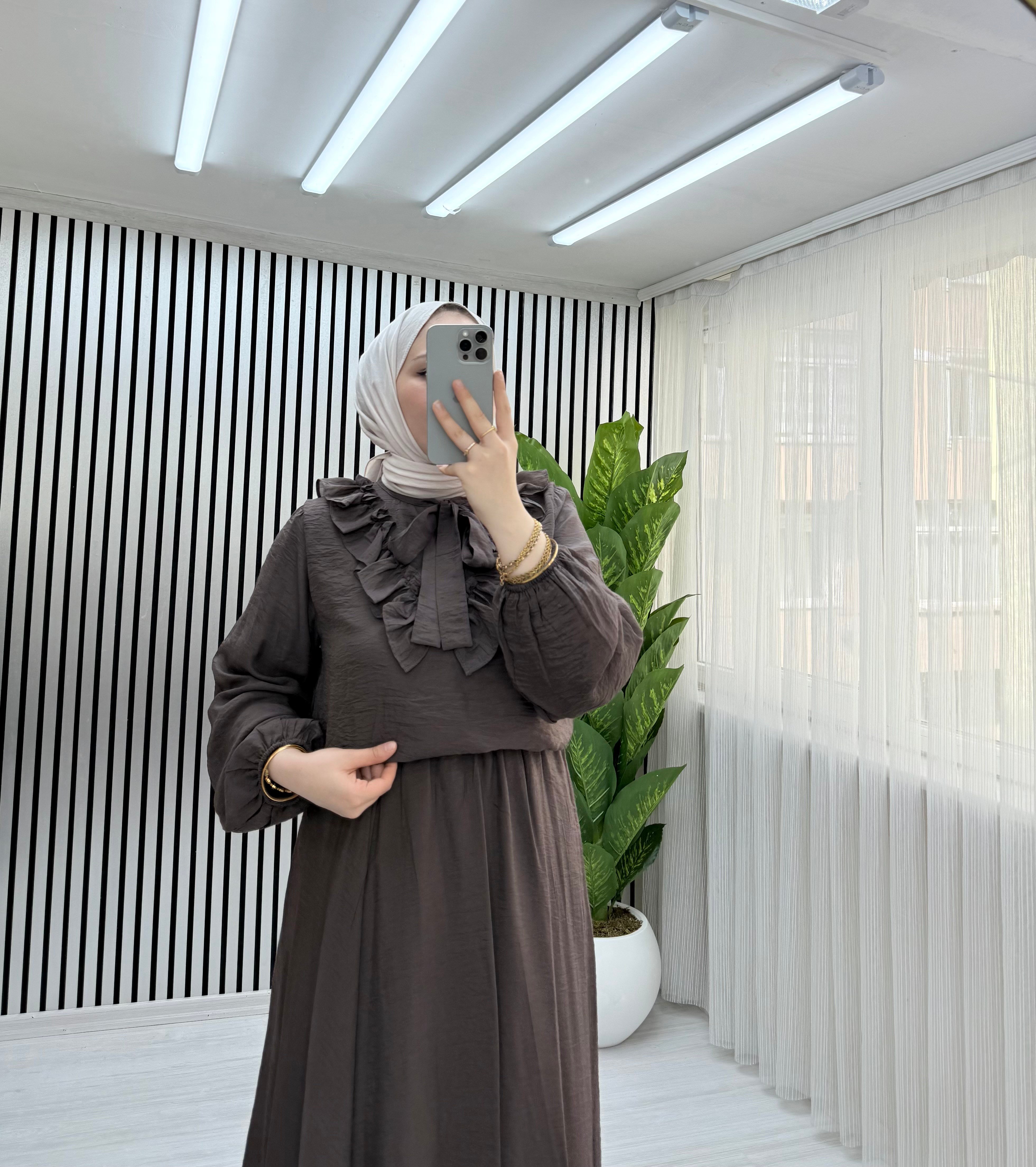 BELLA ETEKLİ TAKIM KAHVE 0034 
