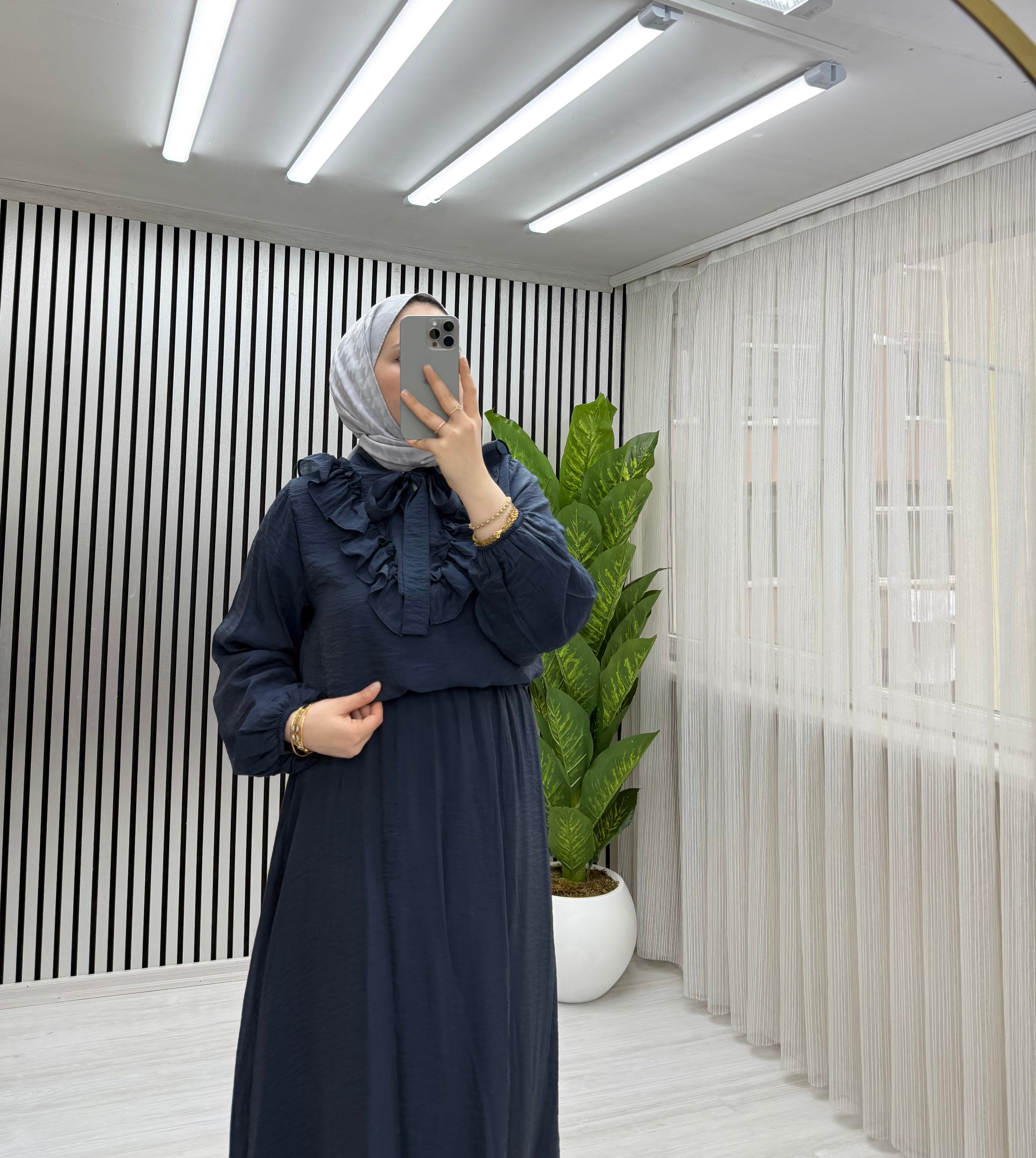 BELLA ETEKLİ TAKIM LACİVERT 0034 