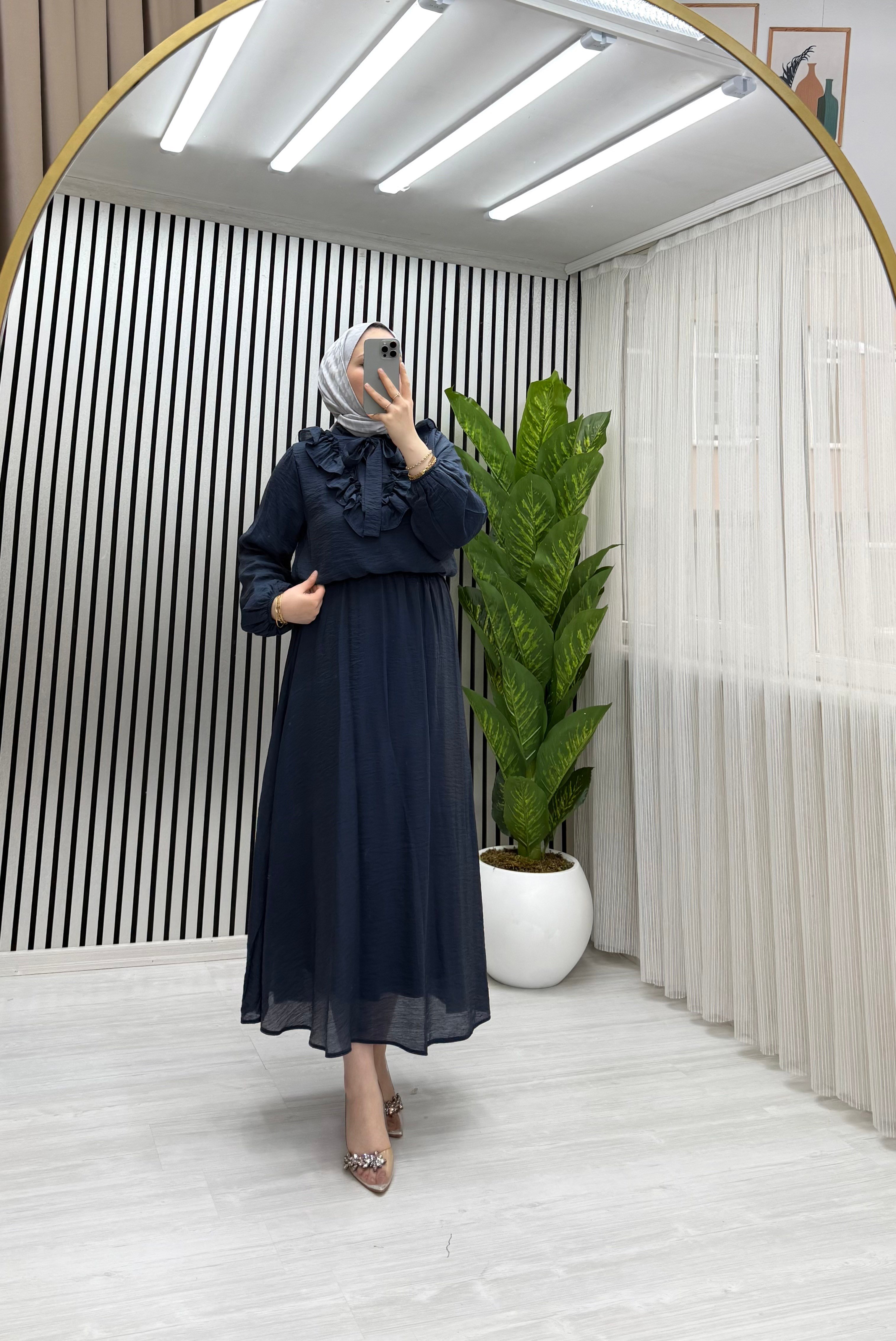 BELLA ETEKLİ TAKIM LACİVERT 0034 