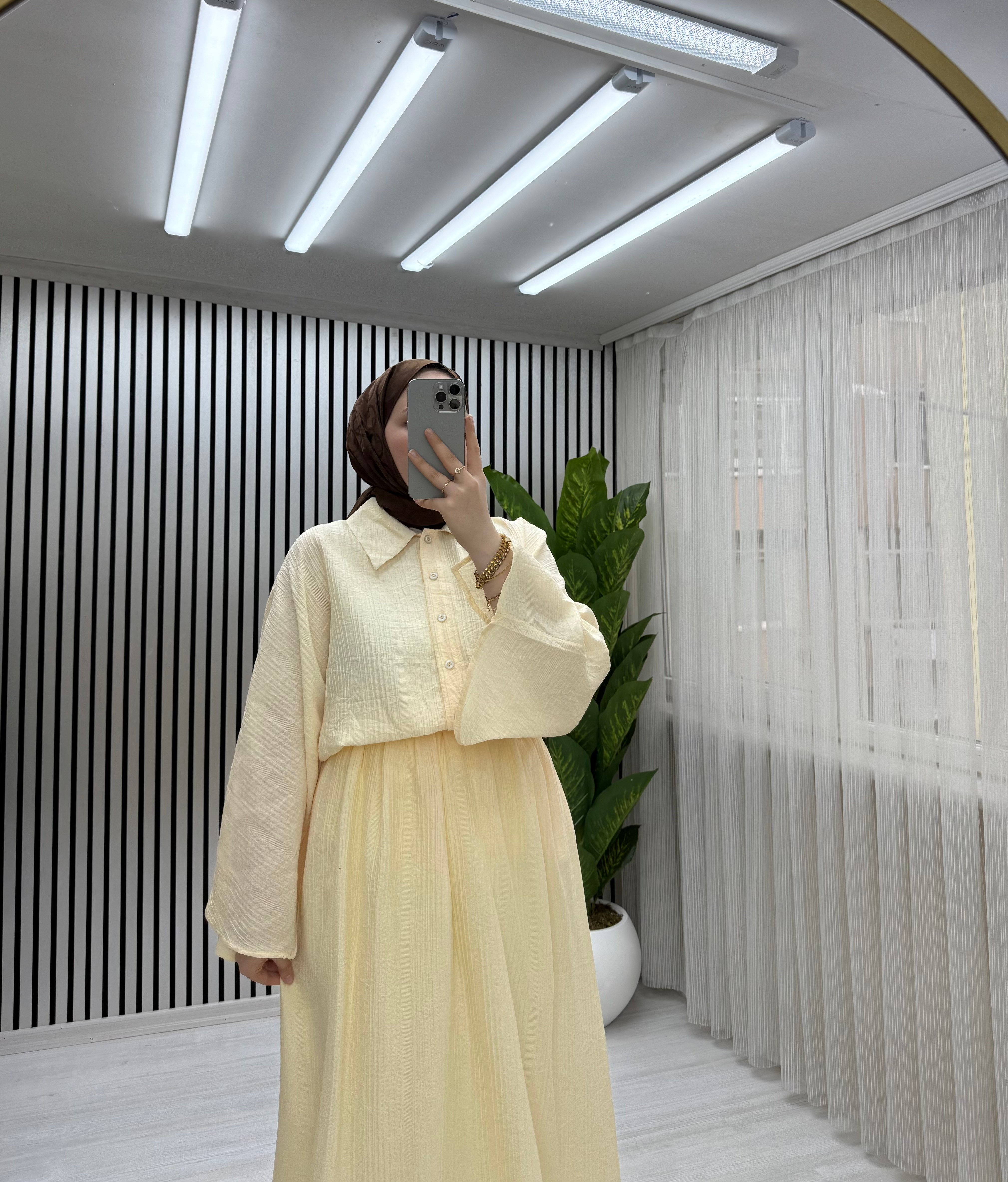 NORA ETEKLİ TAKIM SARI 0035 