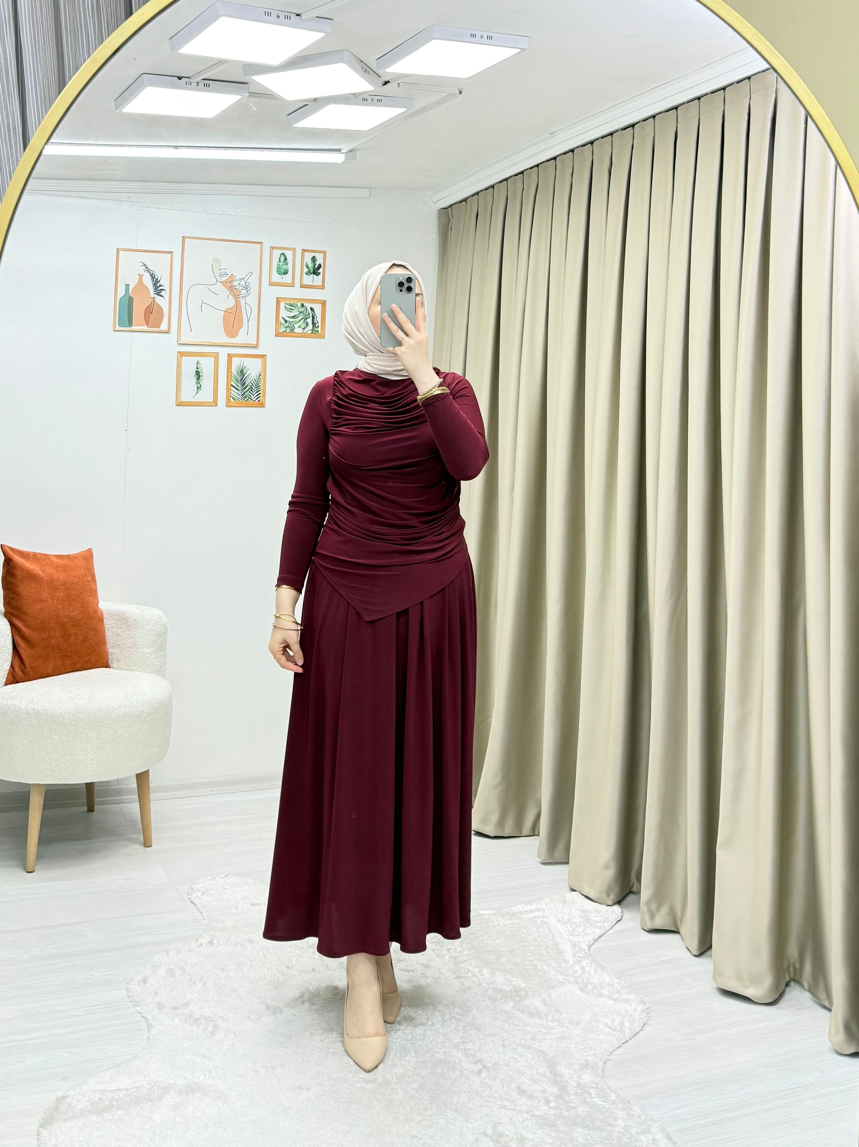 Buzy Takım Bordo 009 