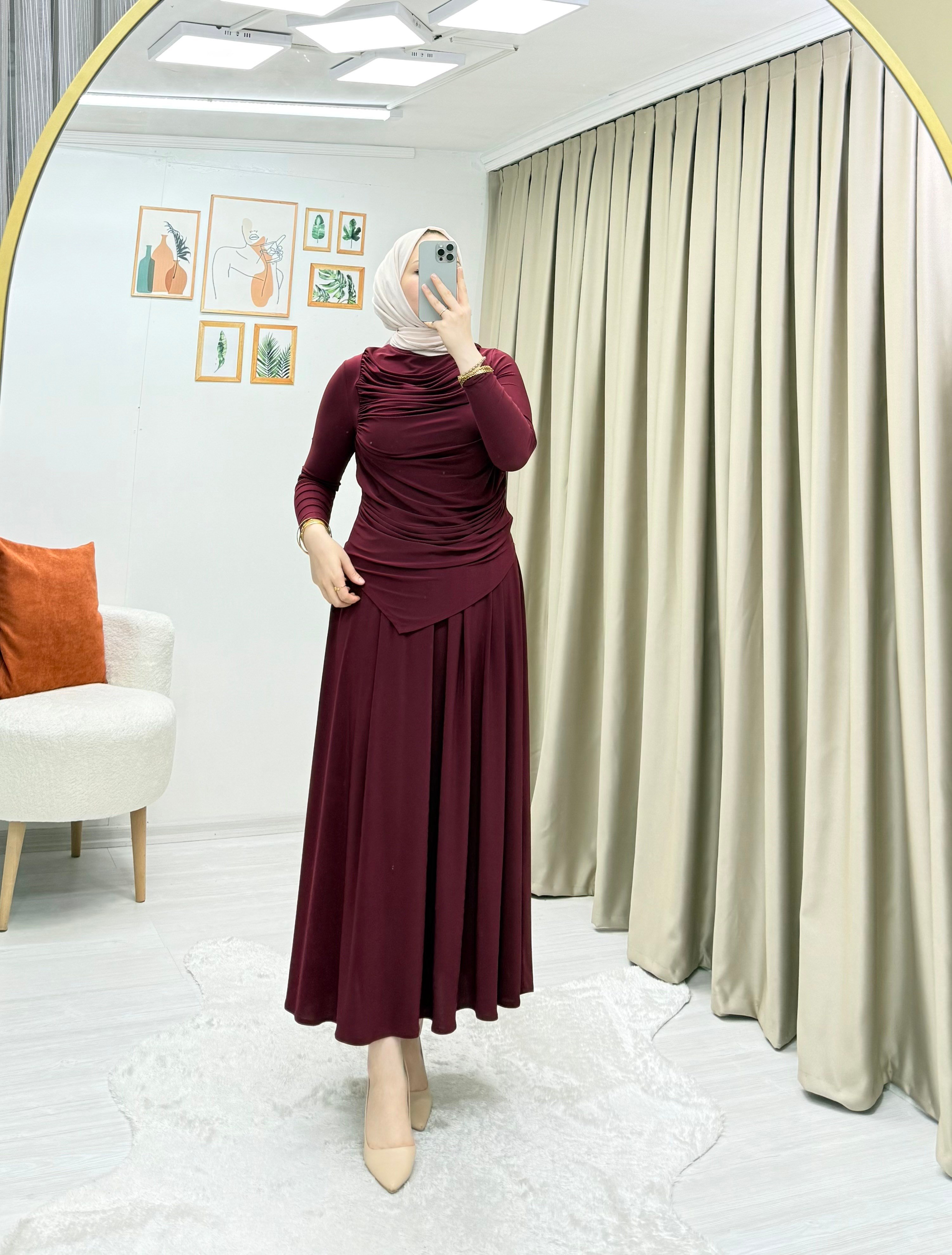 Buzy Takım Bordo 009 