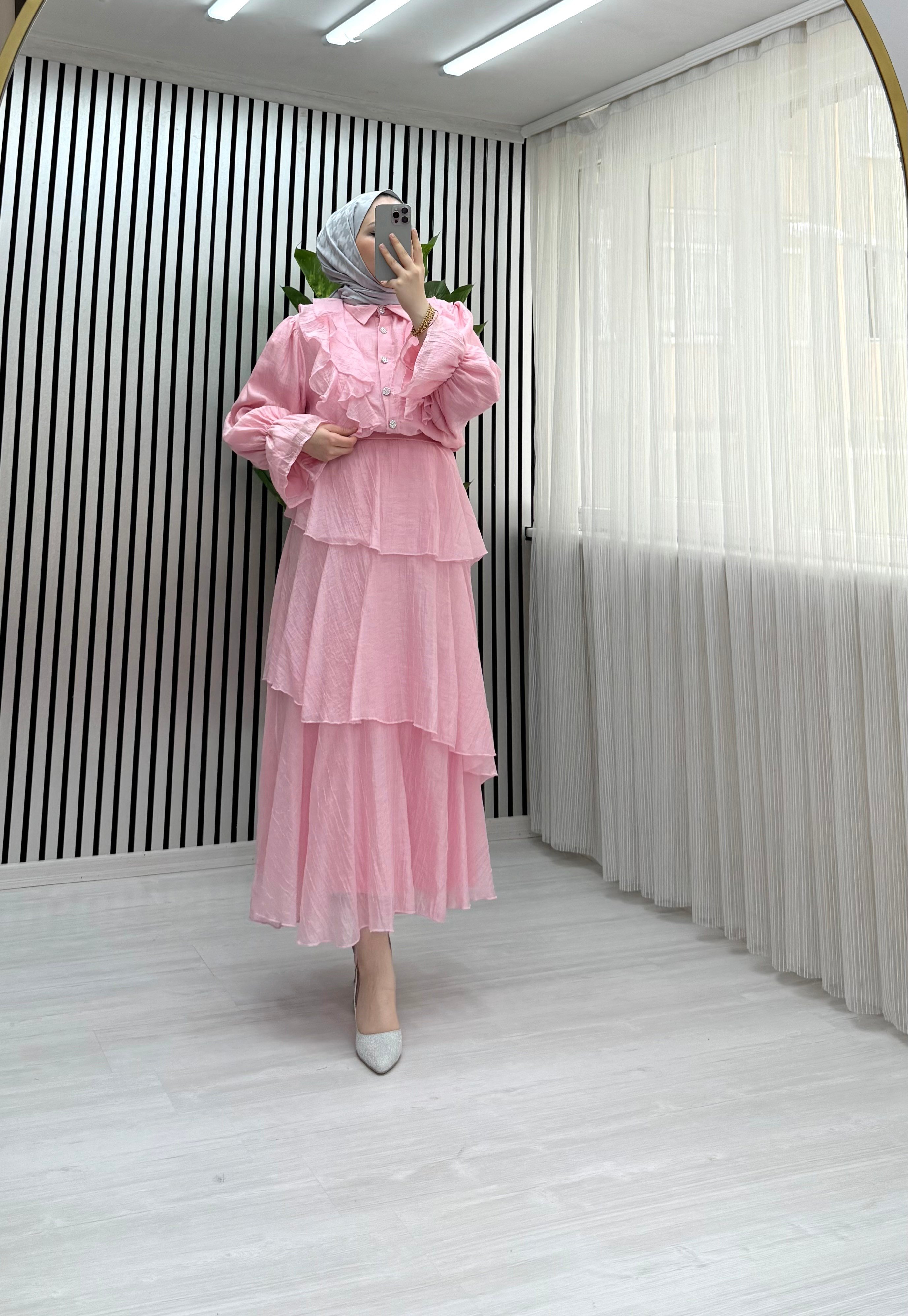 Elçin Takım Pembe 43 