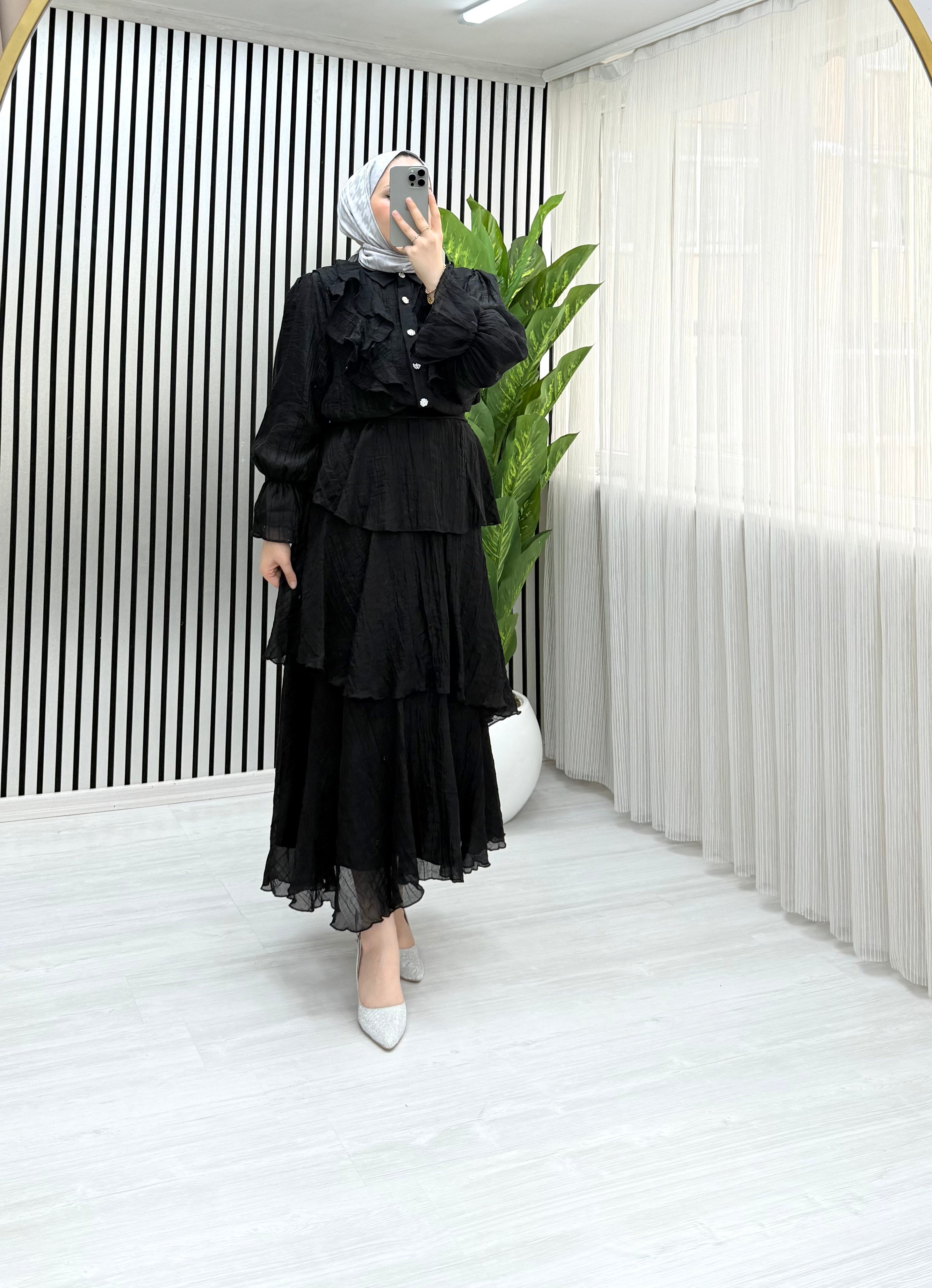 Elçin Takım Siyah 43 
