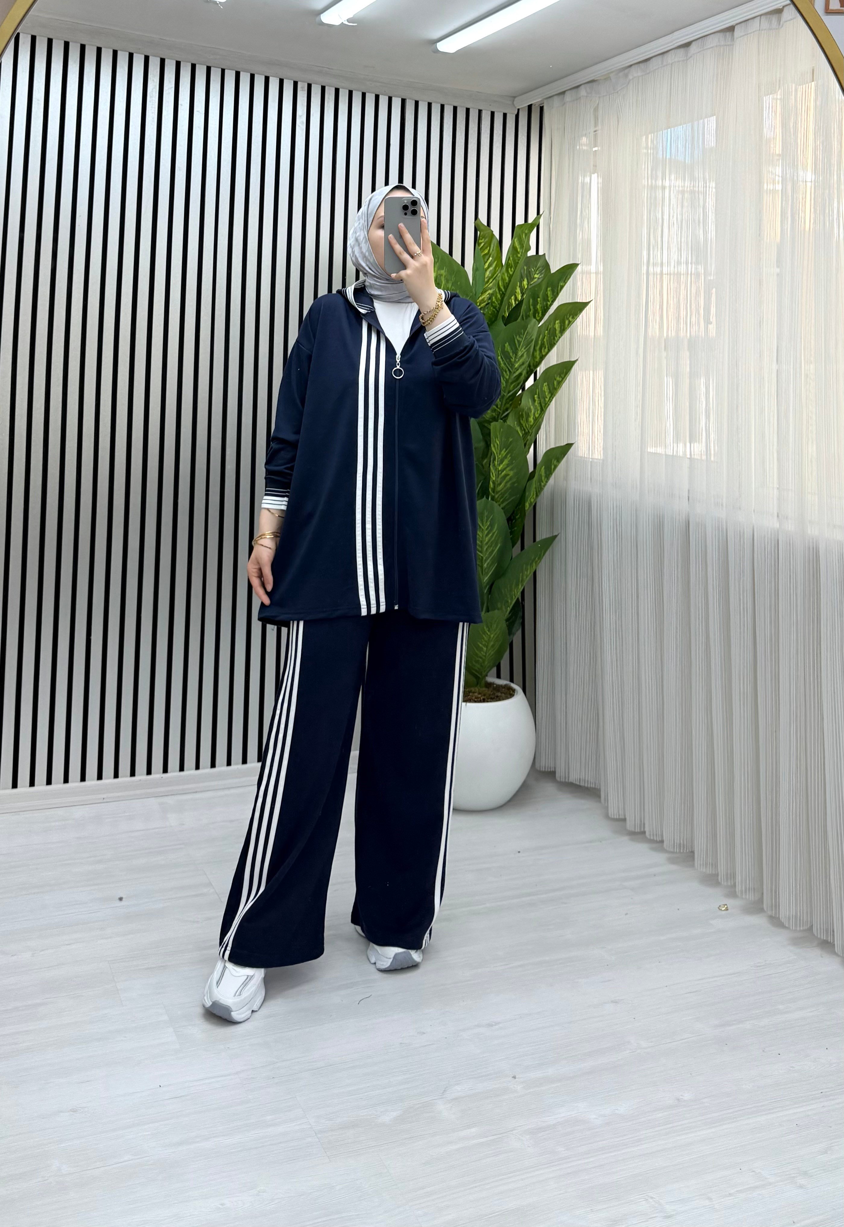 Azra Takım Lacivert 48 