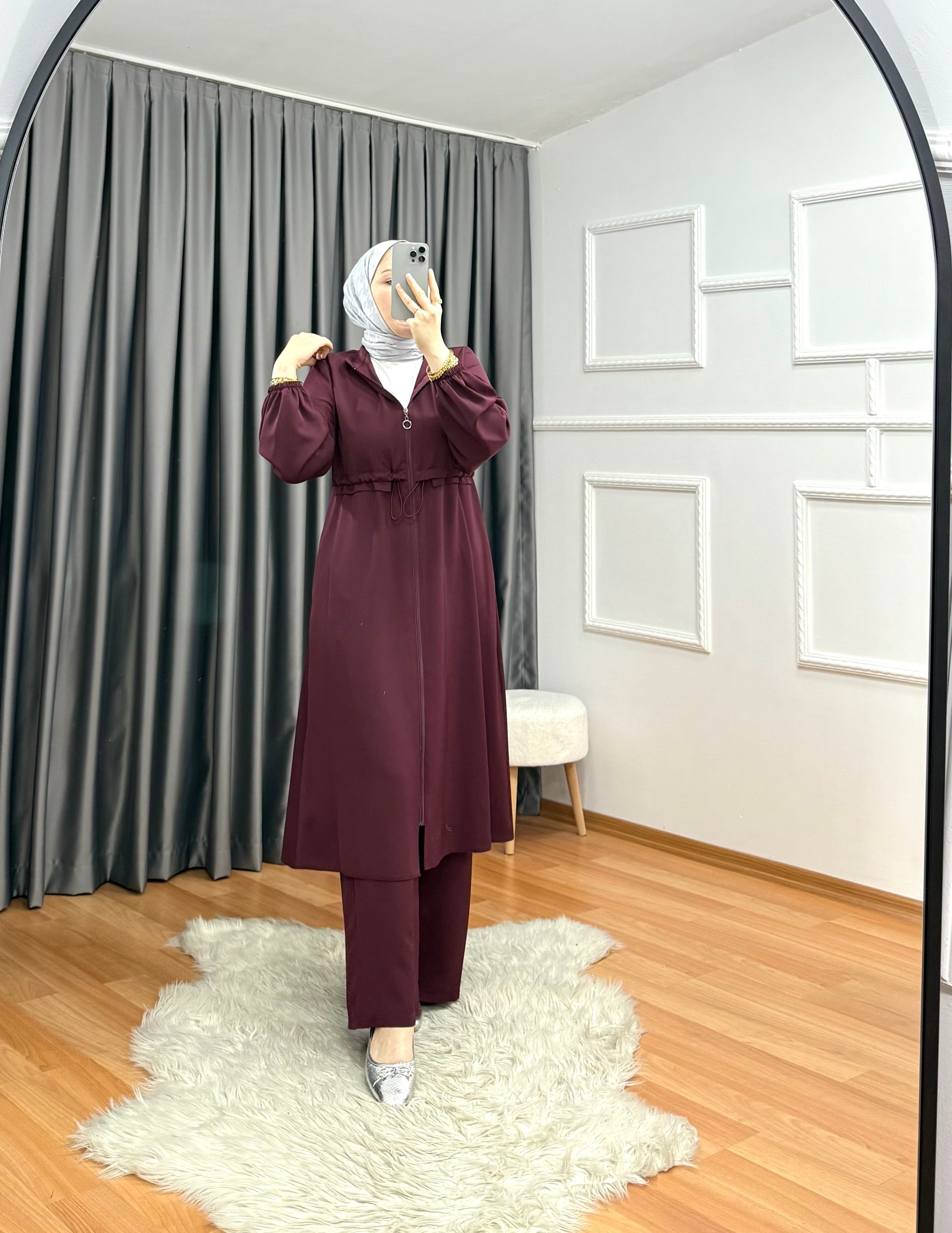 Sofia Takım Bordo 64 