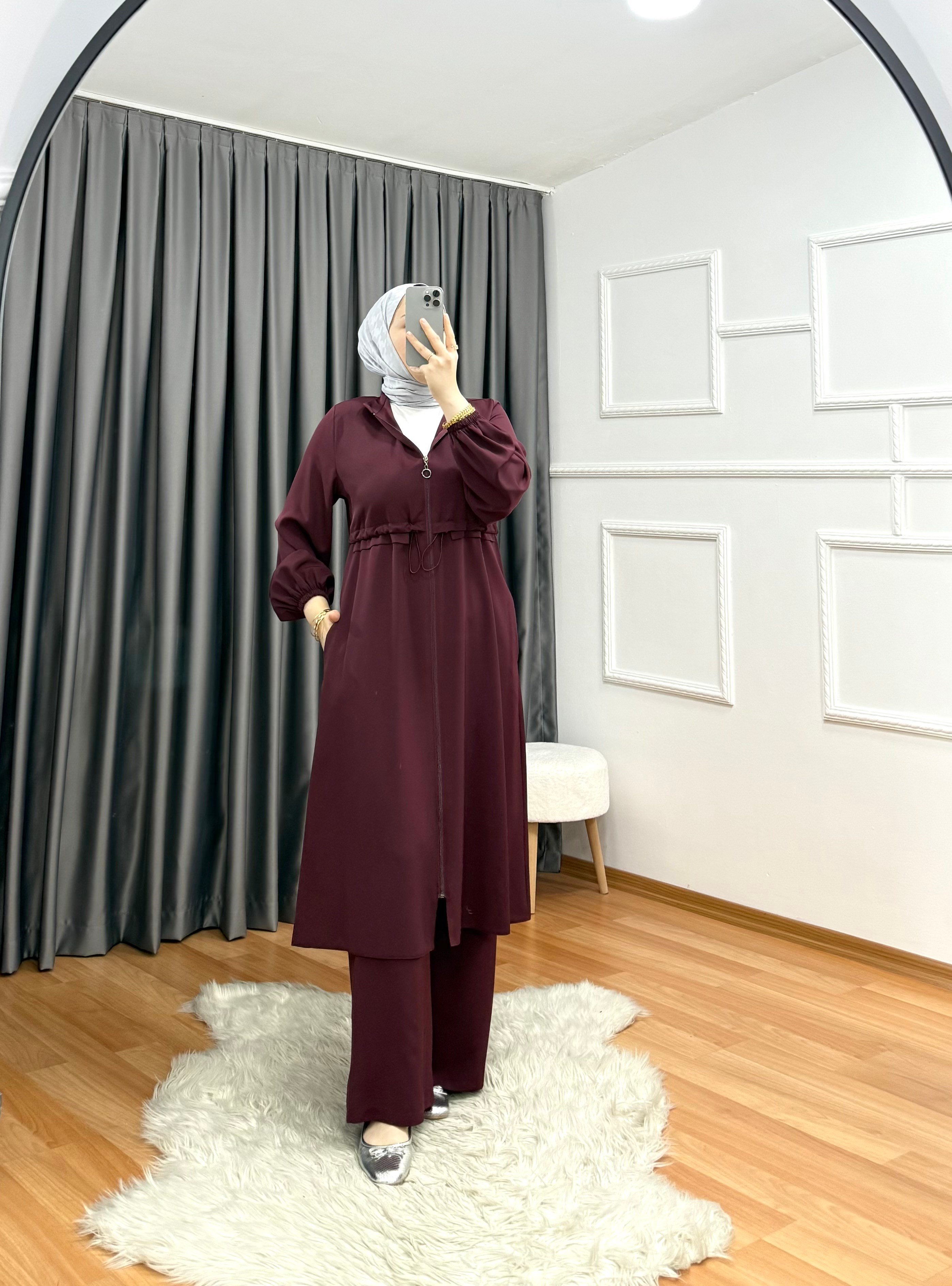 Sofia Takım Bordo 64 
