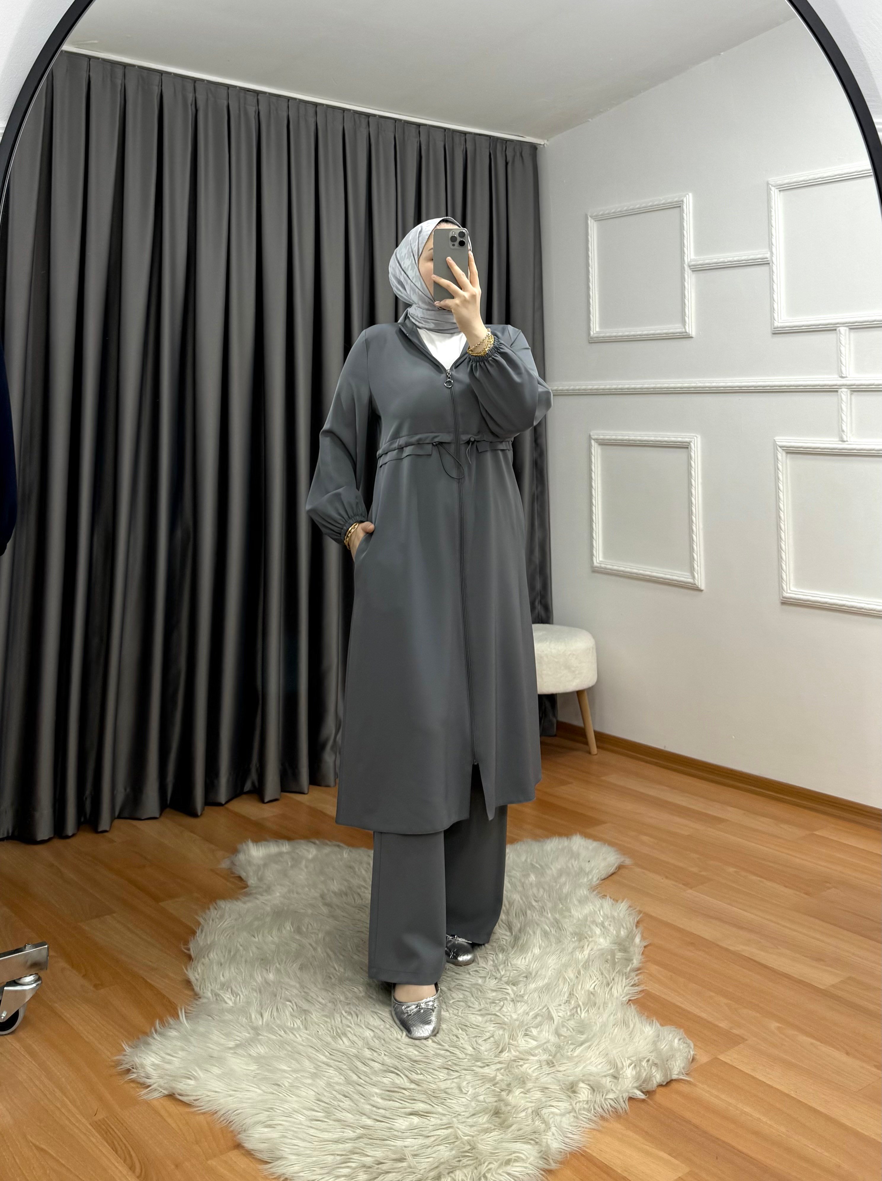 Sofia Takım Gri 64 