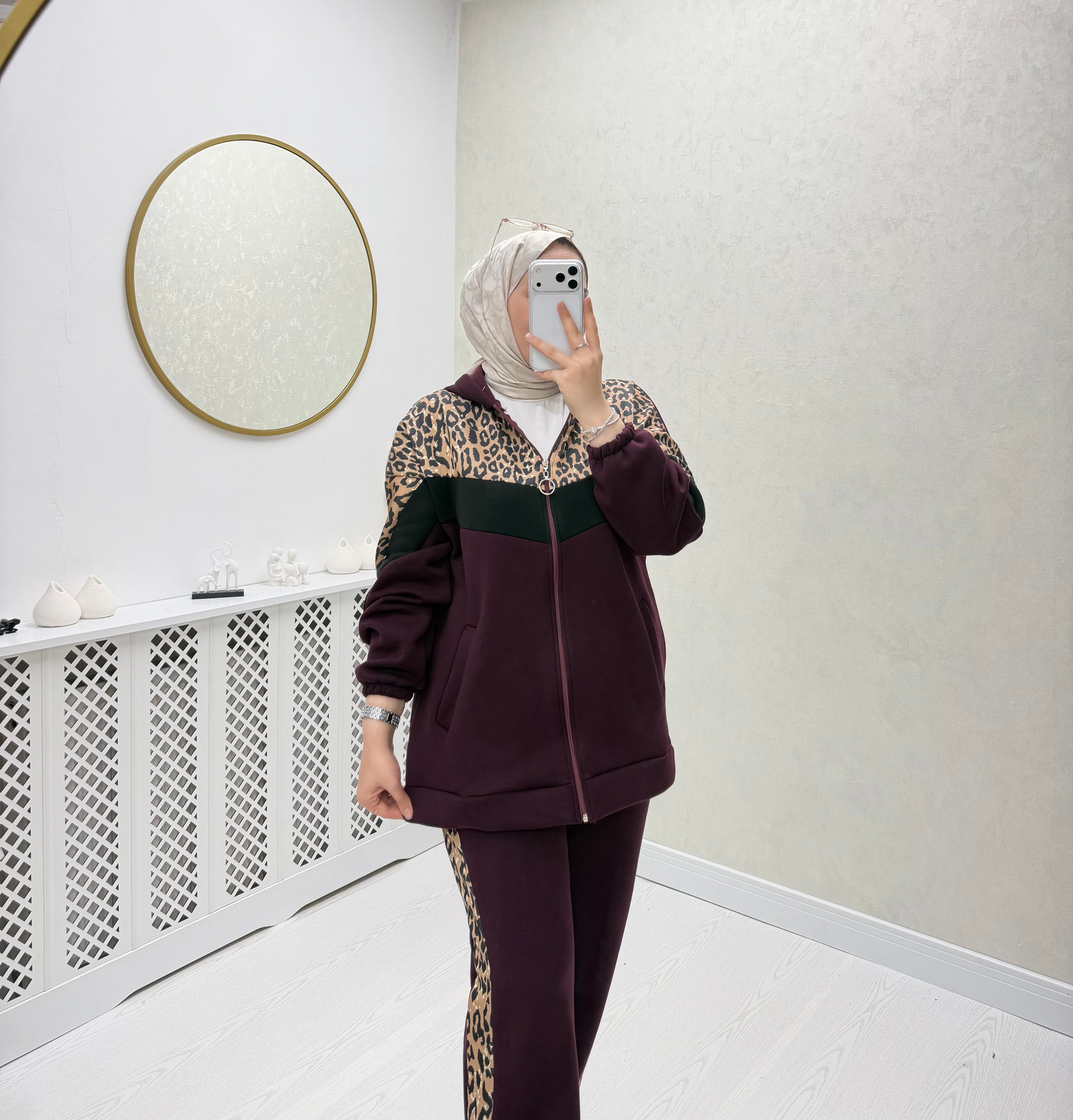 Leopar Takım Bordo 83 