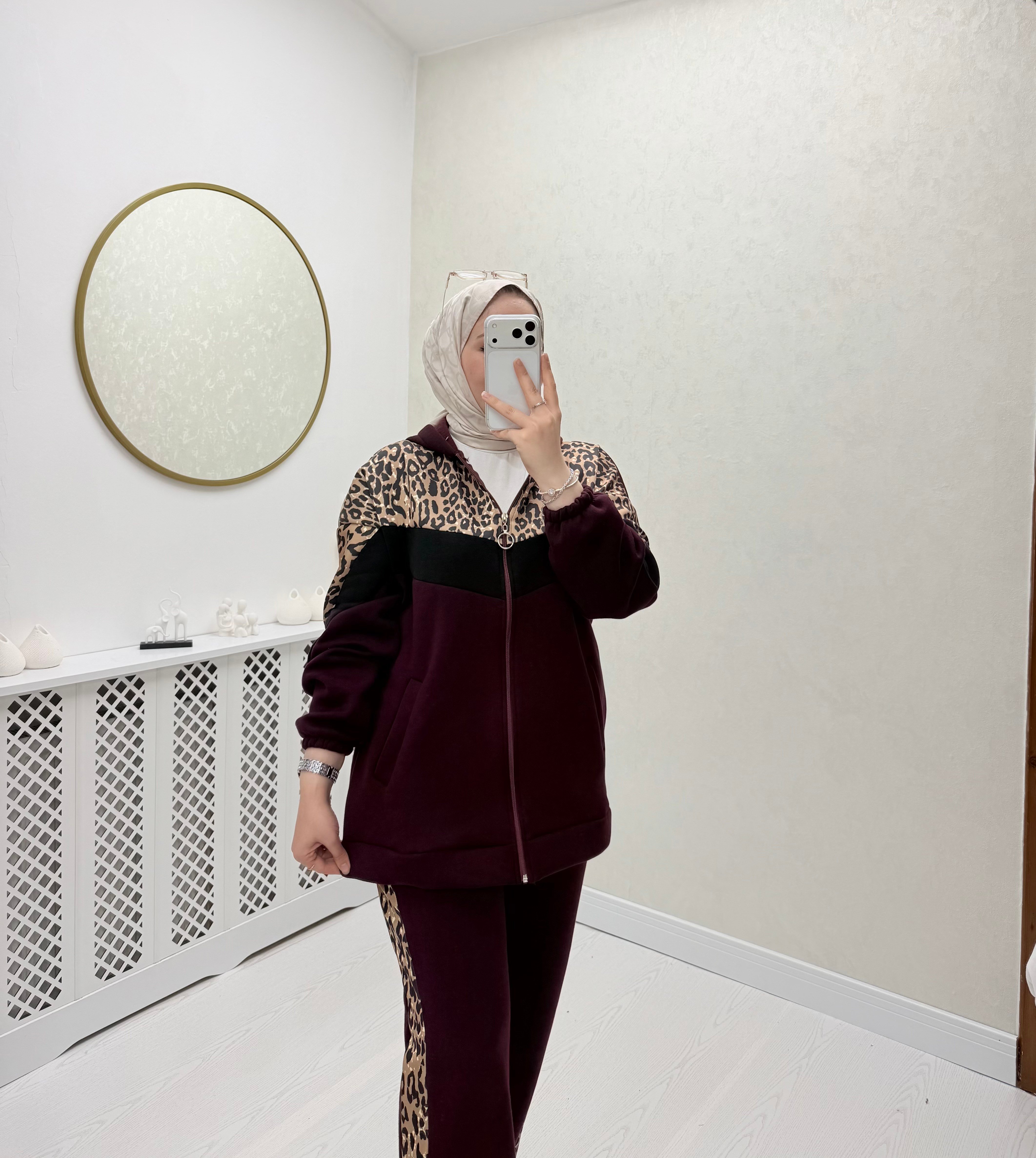 Leopar Takım Bordo 83 