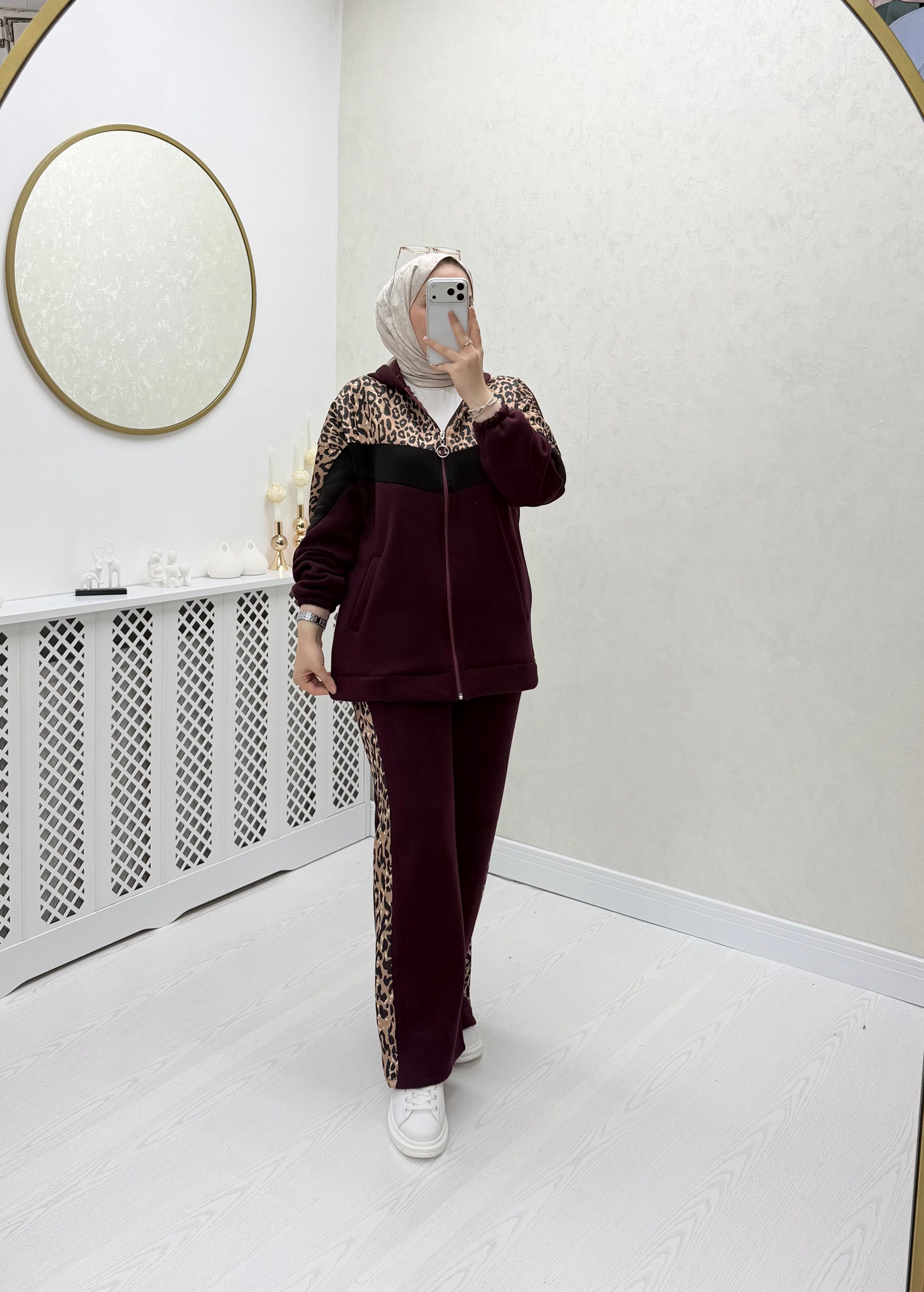 Leopar Takım Bordo 83 
