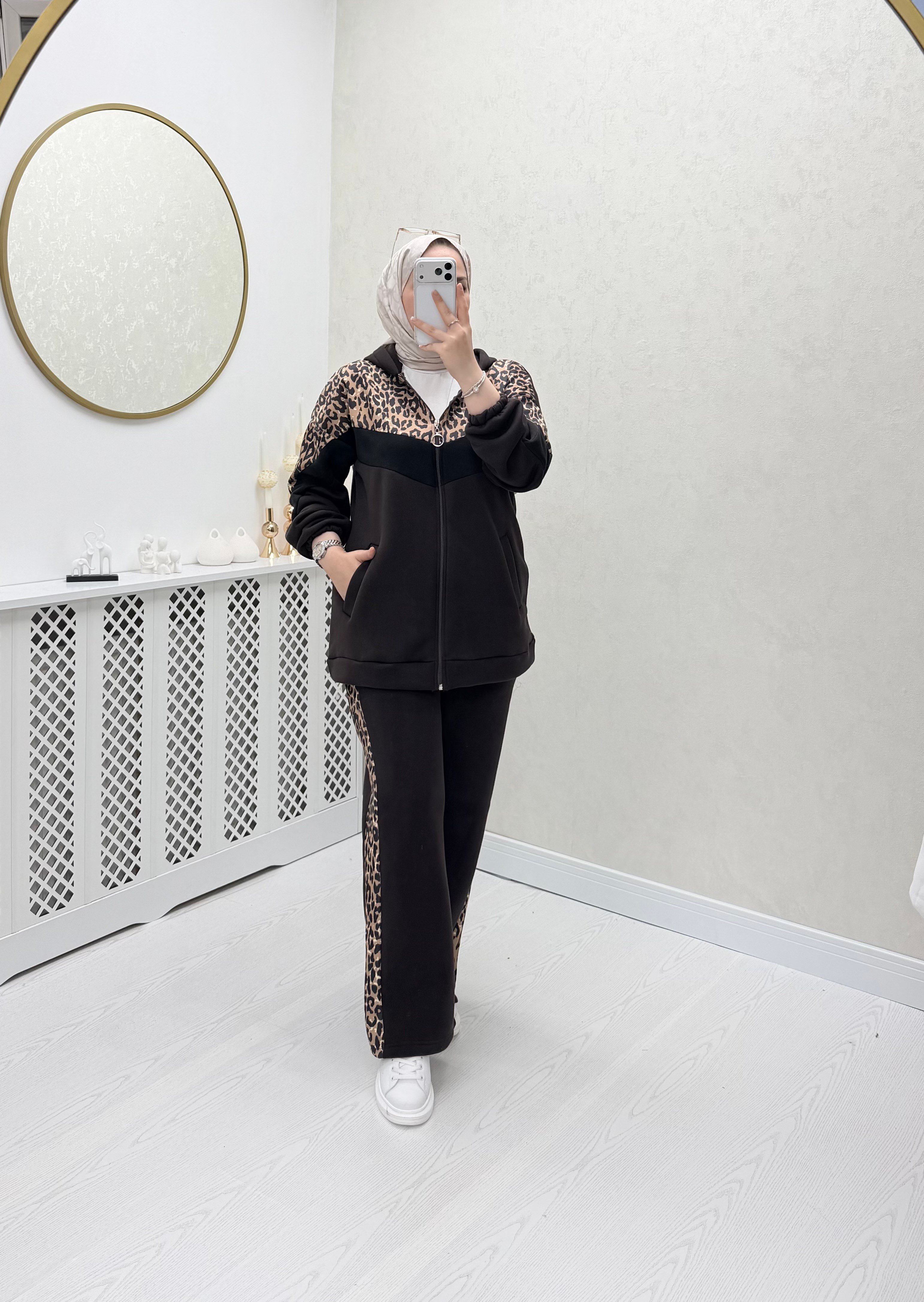 Leopar Takım Kahve 83 