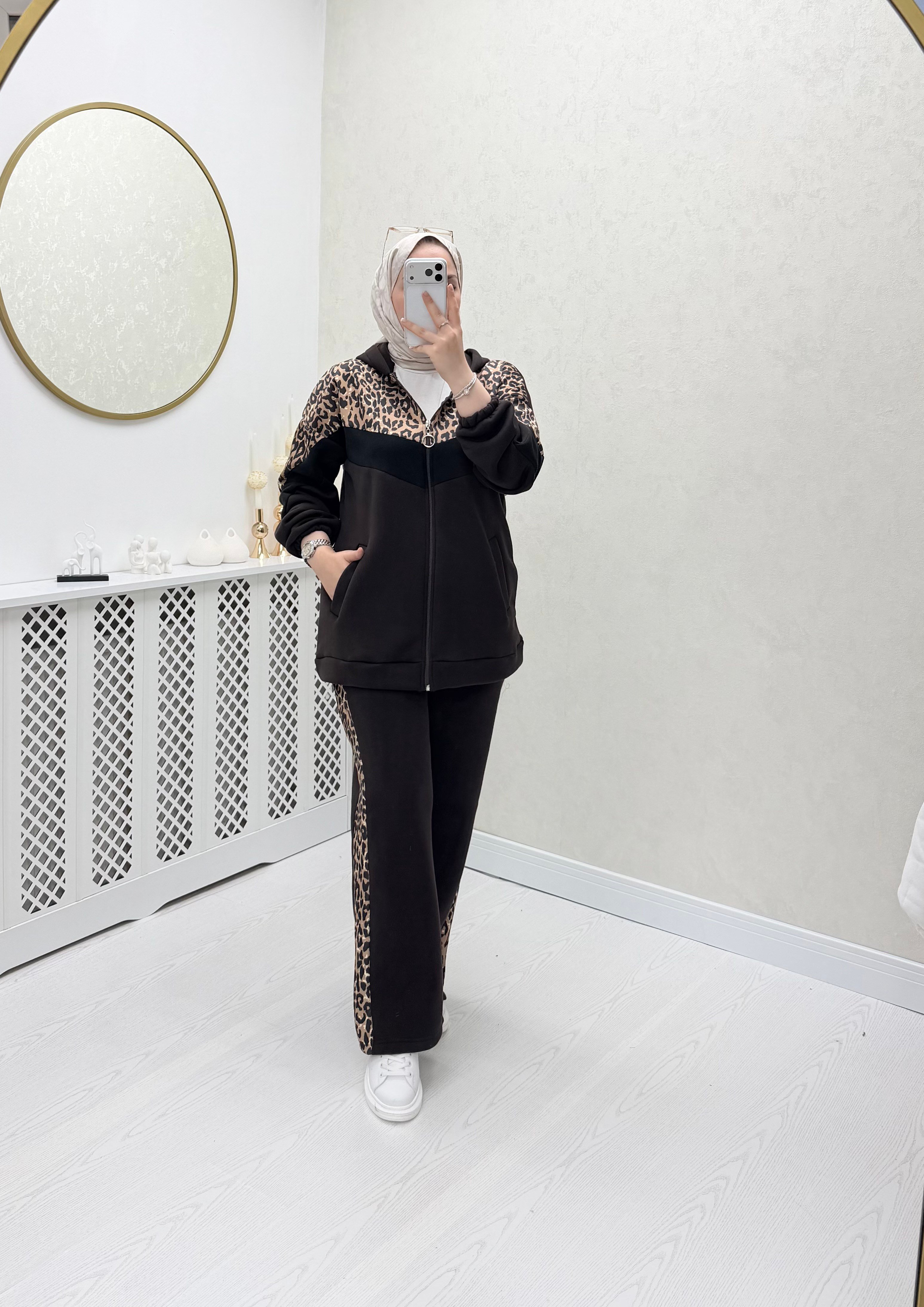Leopar Takım Kahve 83 