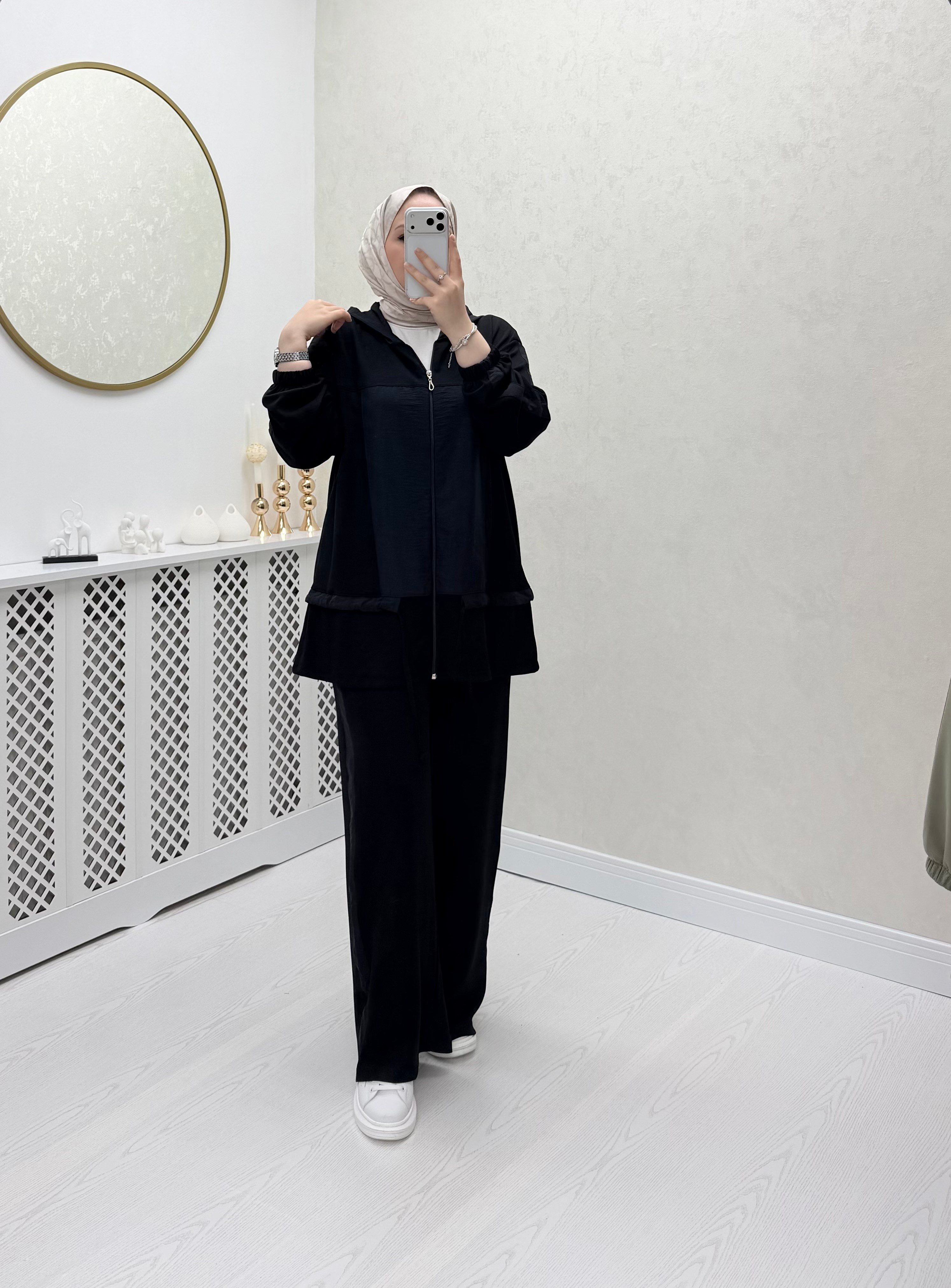Rose Takım Siyah Siyah 84 