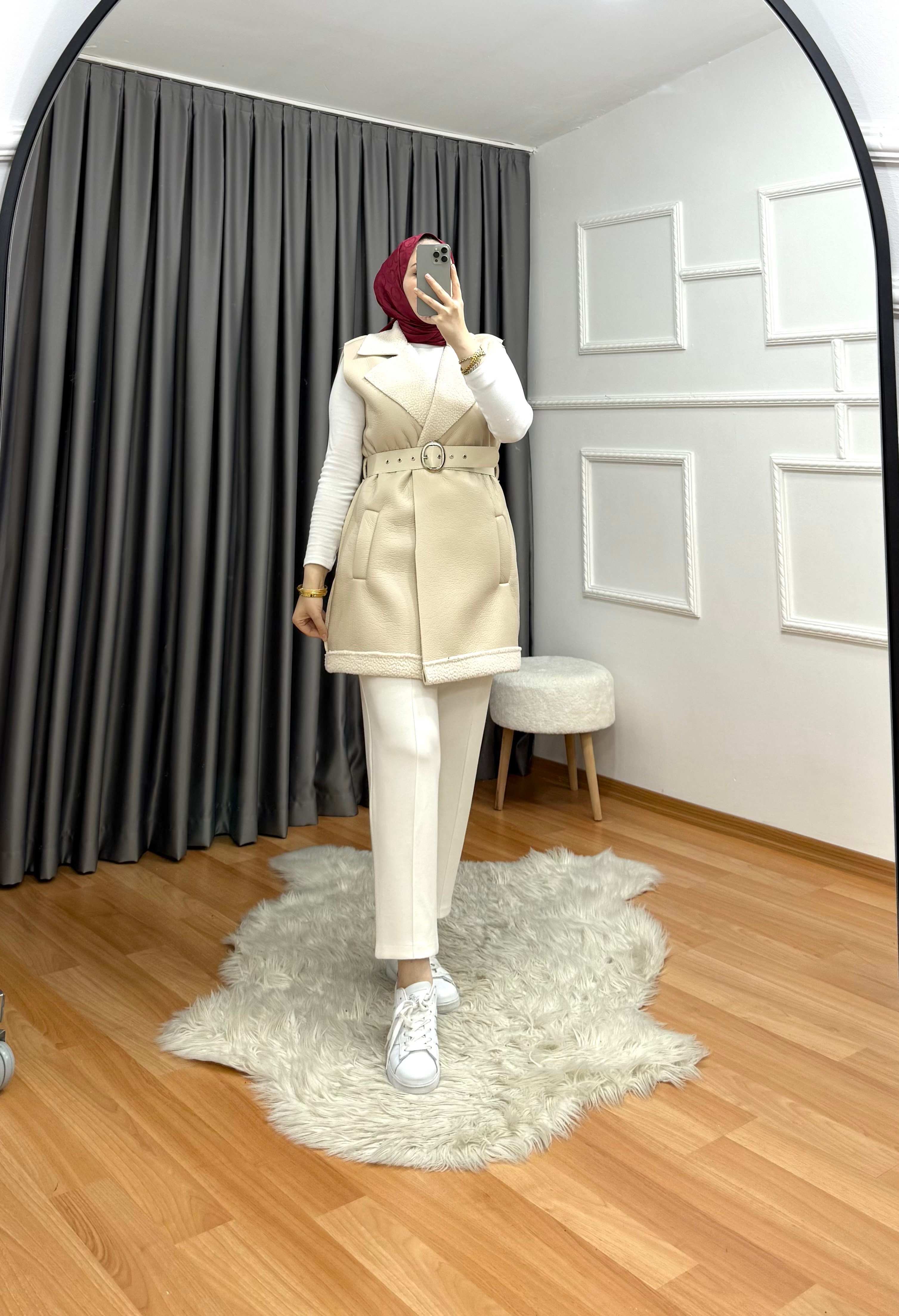 Bislife Yelek Bej 97 