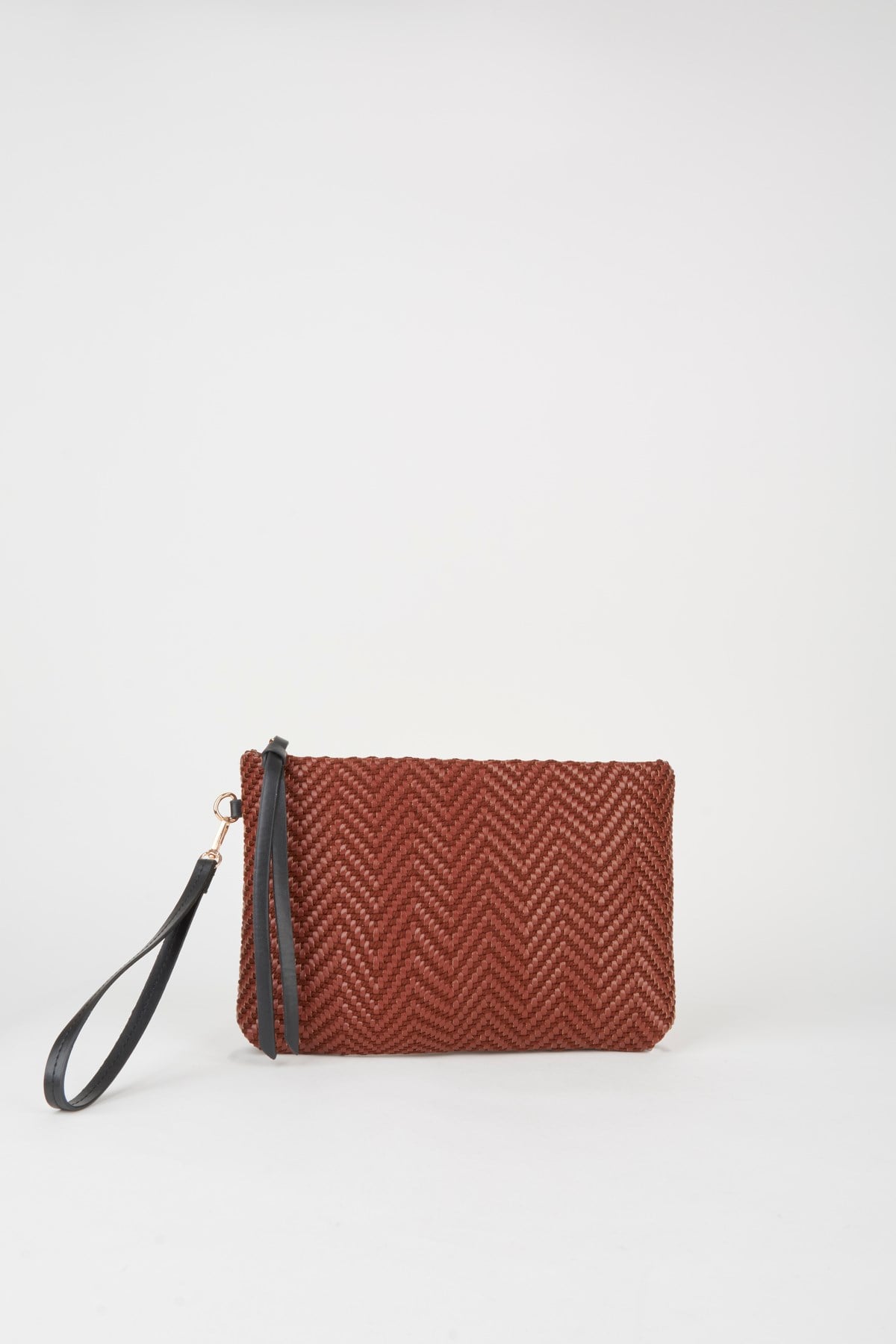 Kadın Bellis Balık Sırtı Açık Kahve Astarlı Bilek Askılı Portföy El Ve Clutch Çanta