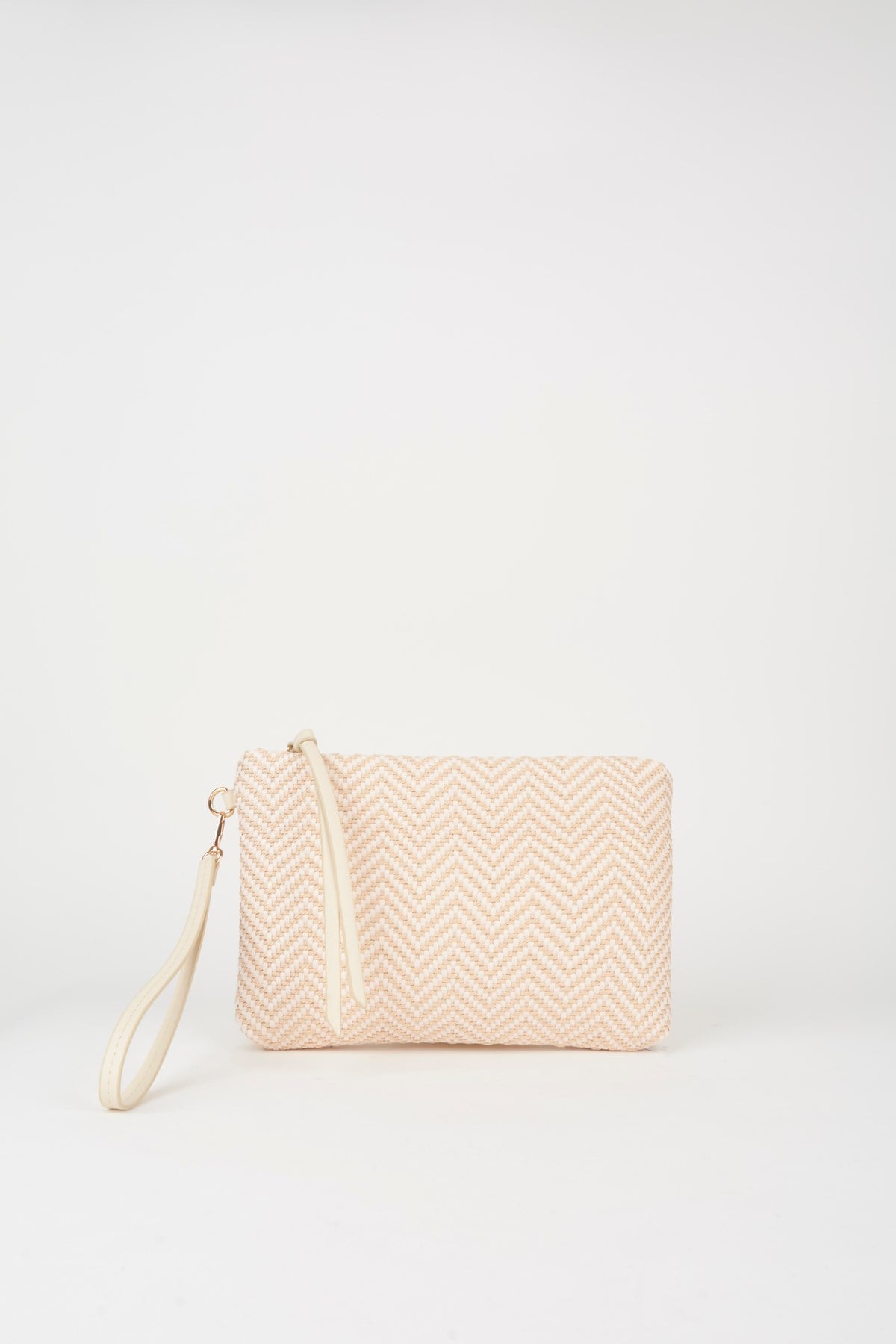 Kadın Bellis Balık Sırtı Krem Astarlı Bilek Askılı Portföy El Ve Clutch Çanta