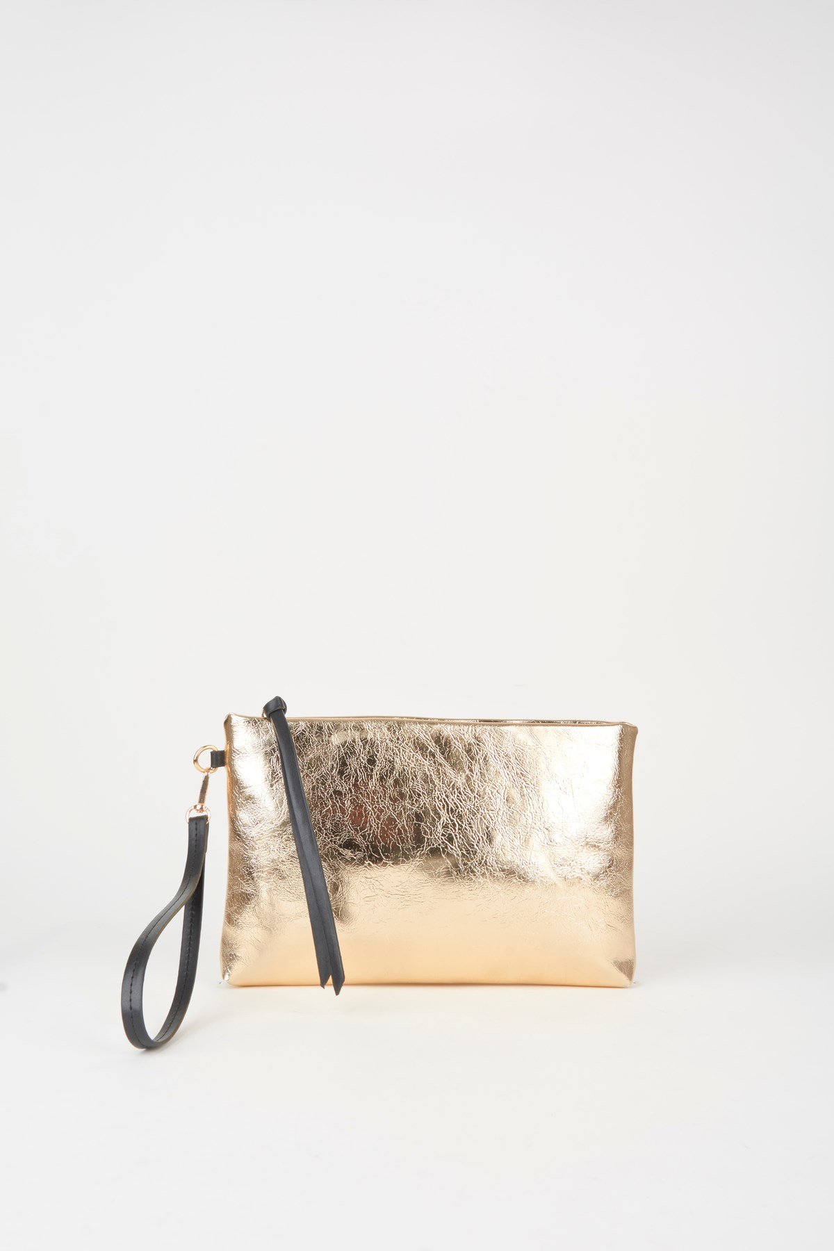 Kadın Bellis Gold Astarlı Suni Deri Bilek Askılı Portföy El Ve Clutch Çanta