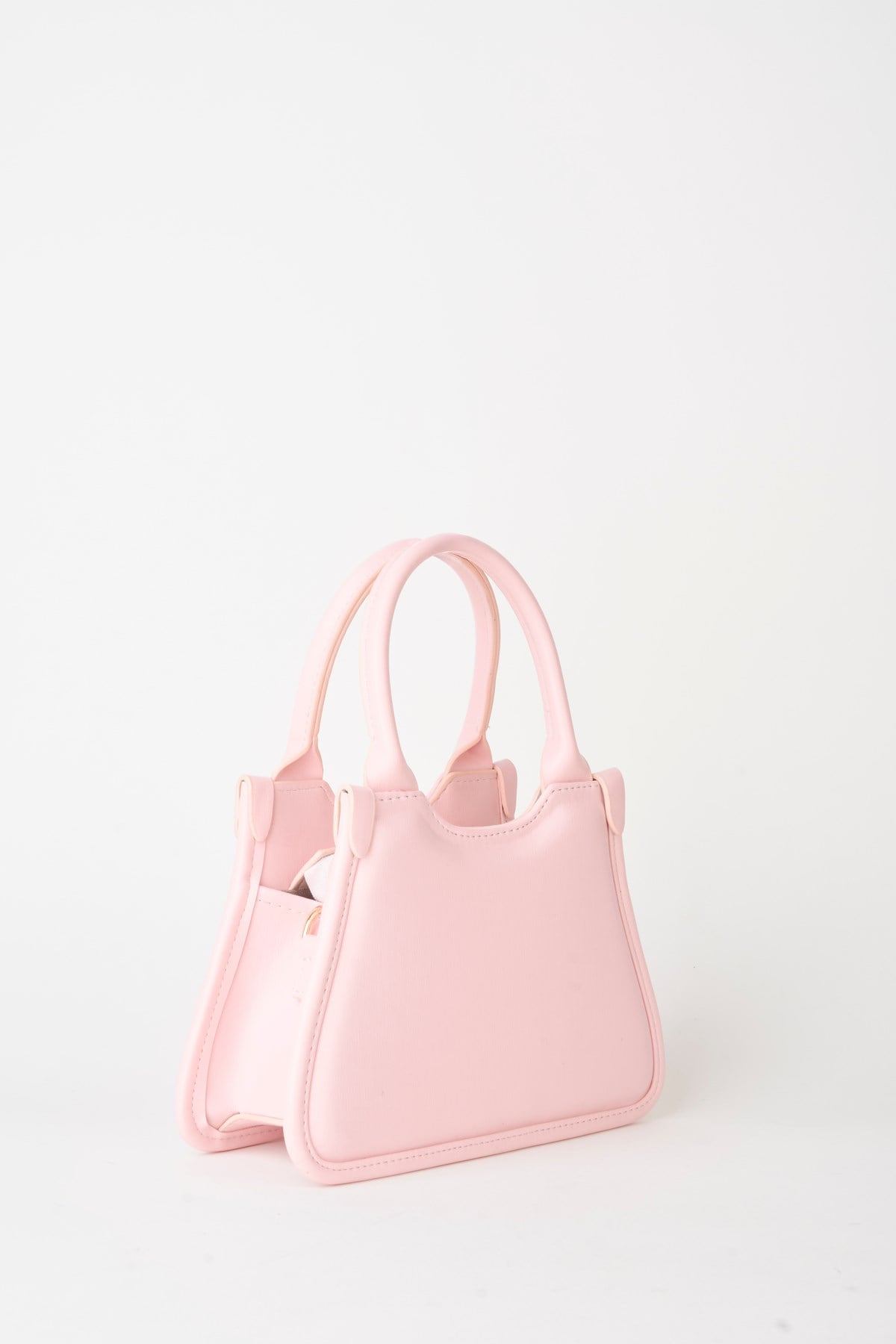 Kadın Sakura Pembe Fermuar Kapama Küçük Boy Ayarlanabilir Askılı El Ve Kol Çantası