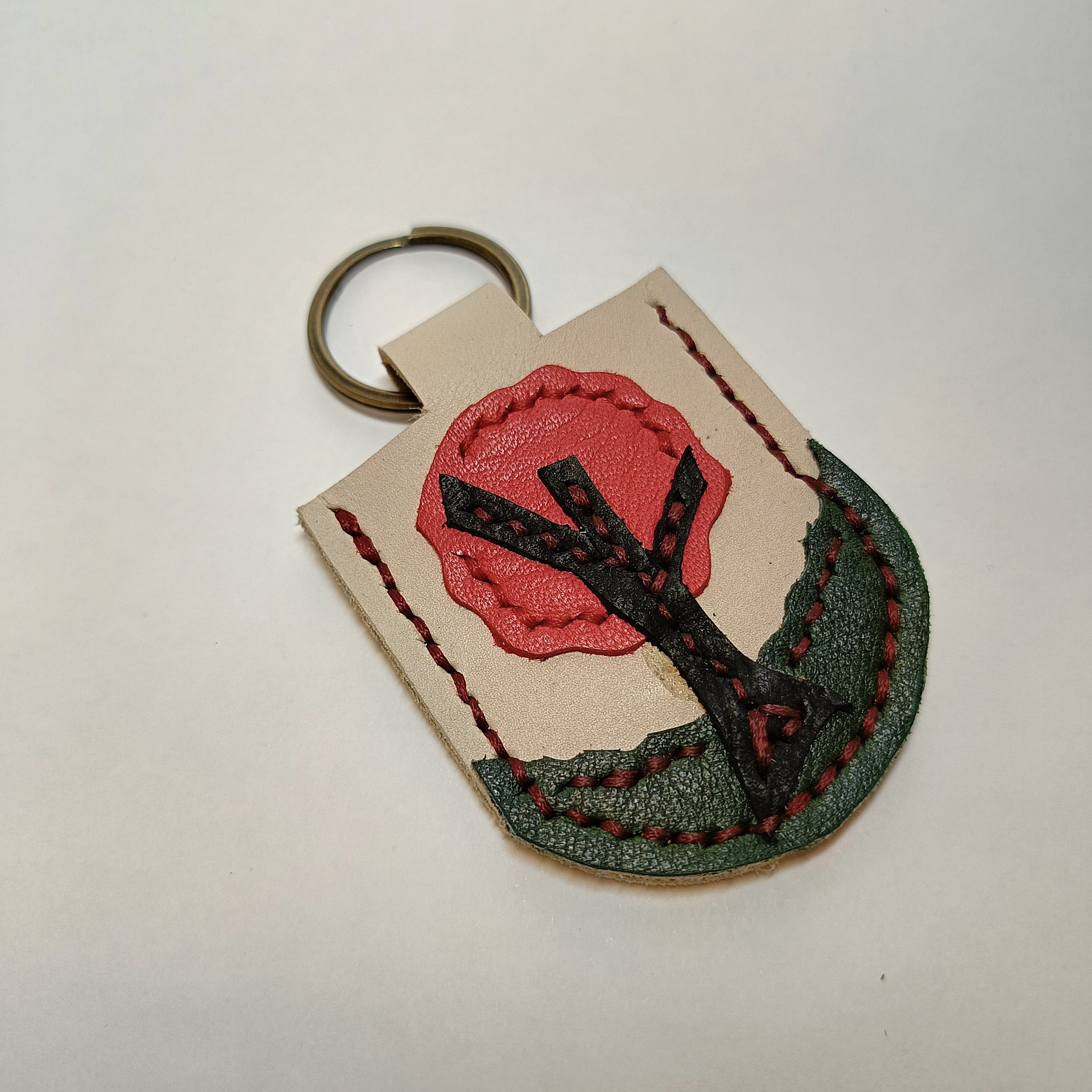 Deri Charm Anahtarlık Çanta Bavul Aksesuarı