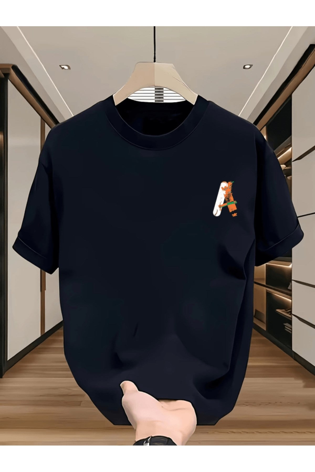 A Harf Tasarım Baskılı Premium Oversize T-shirt