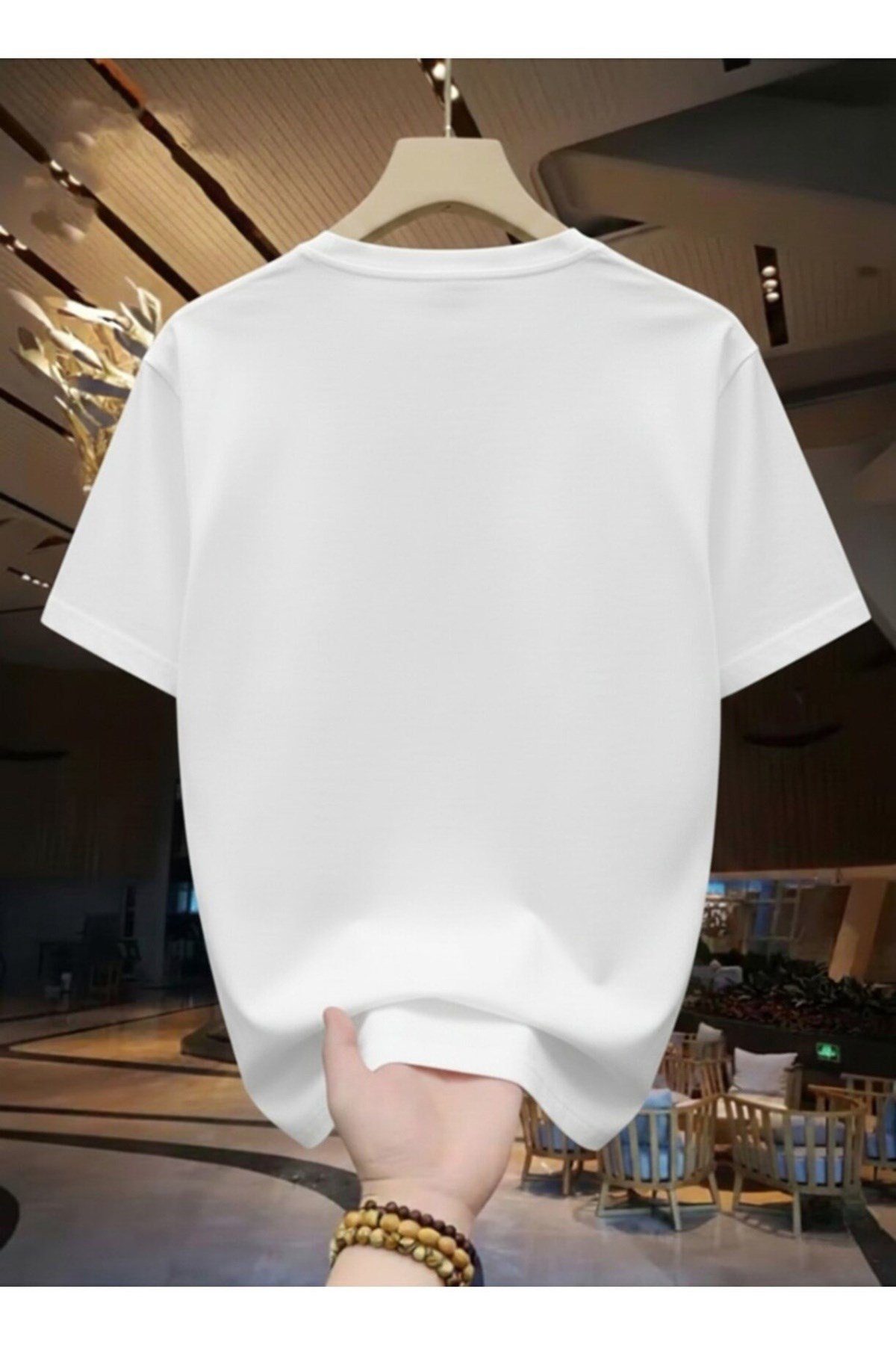 Bay Day One Baskılı Premium Oversize T-shirt