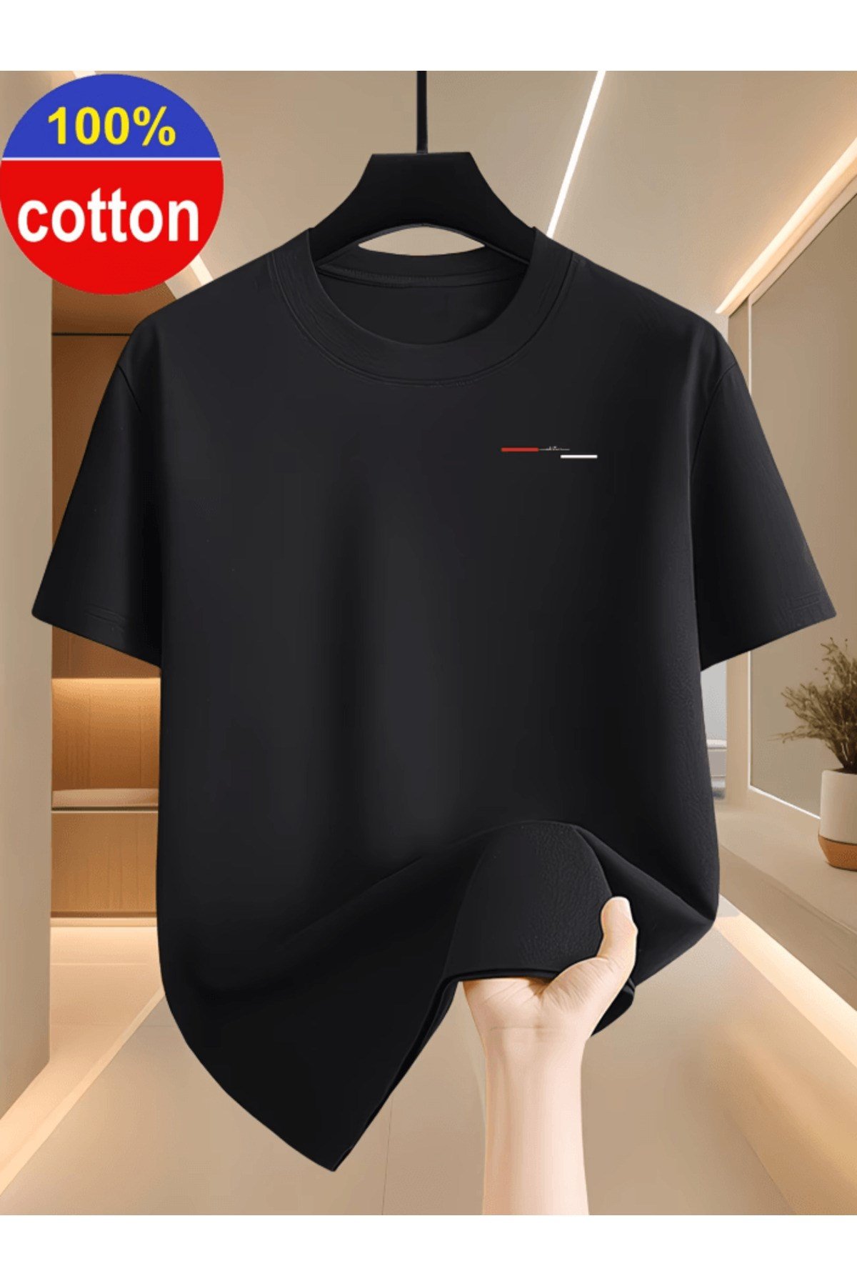 Bay Mini Whatever Baskılı Premium Oversize T-shirt