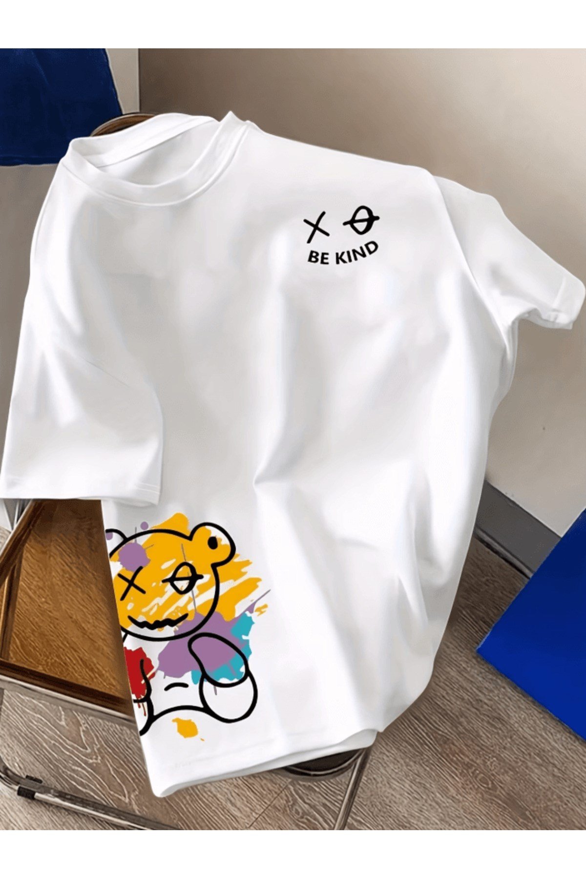 Be Kınd Özel Tasarım Baskılı Premium Oversize T-shirt