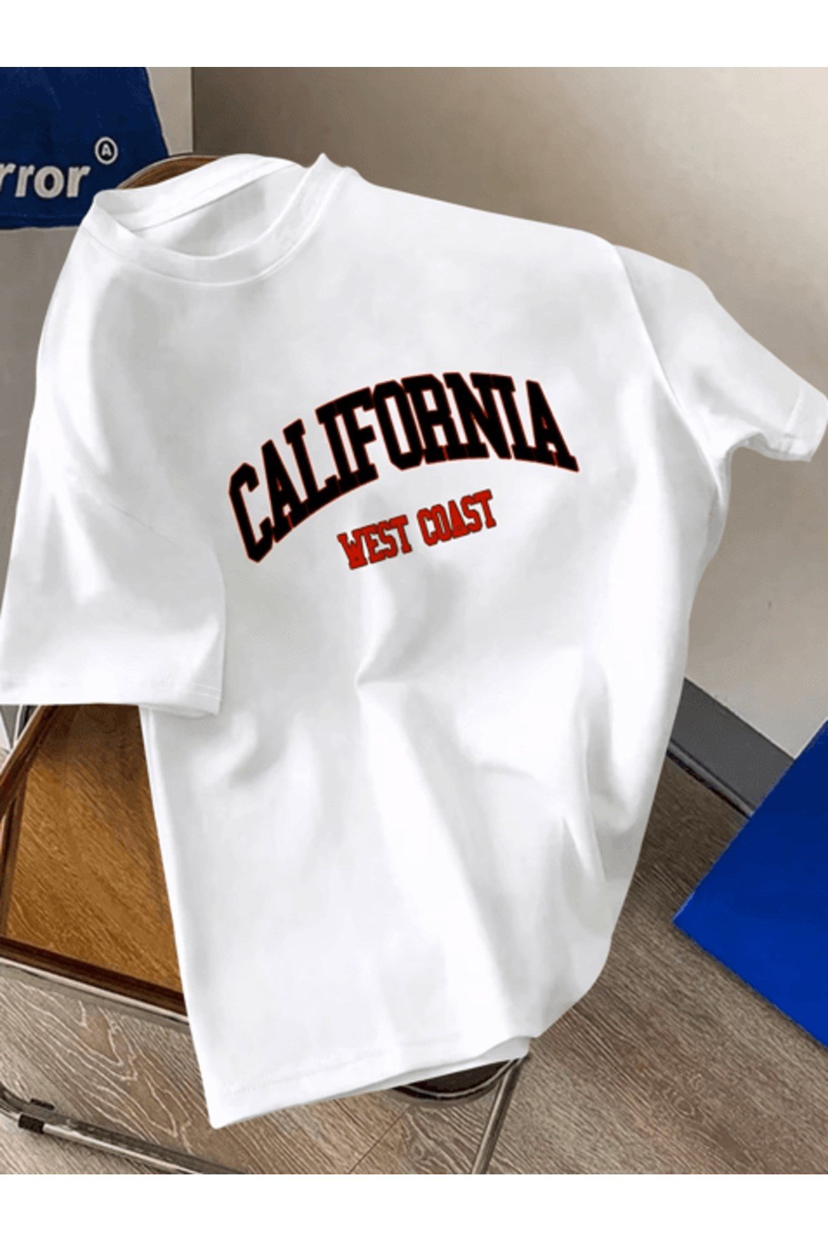 Calıfornıa West Coast Baskılı Premium Regular Tişört