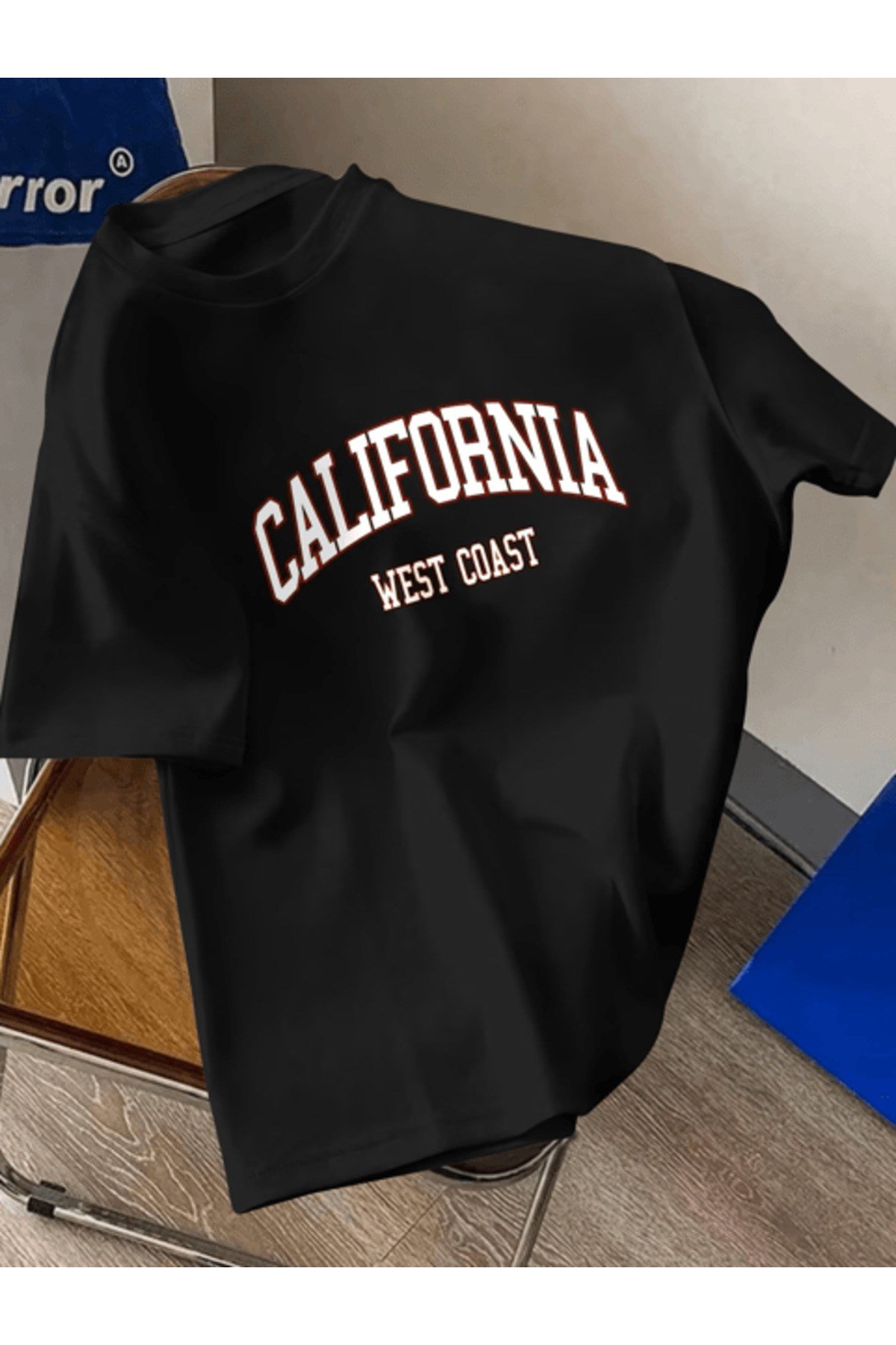 Calıfornıa West Coast Baskılı Premium Regular Tişört