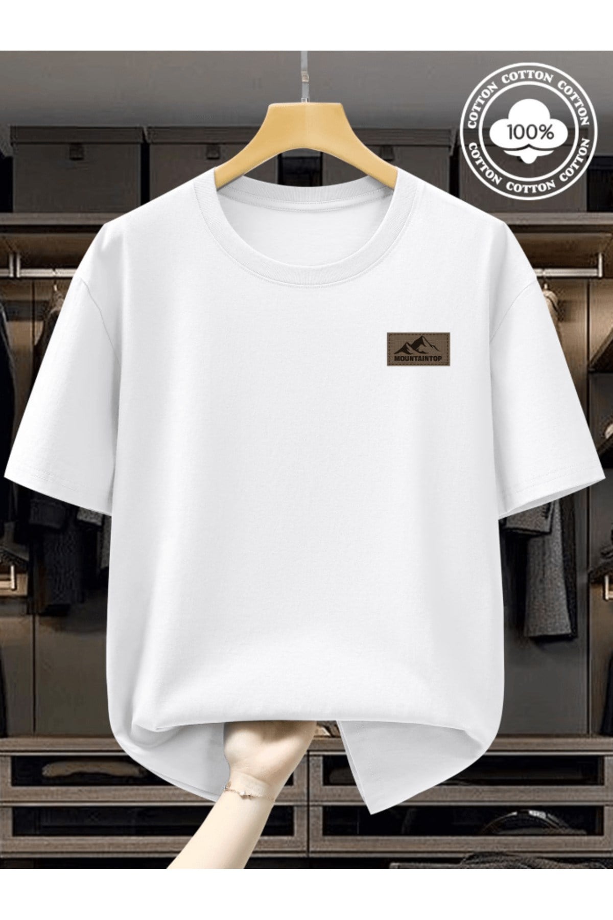 Dağ Tasarım Baskılı Premium Oversize T-shirt