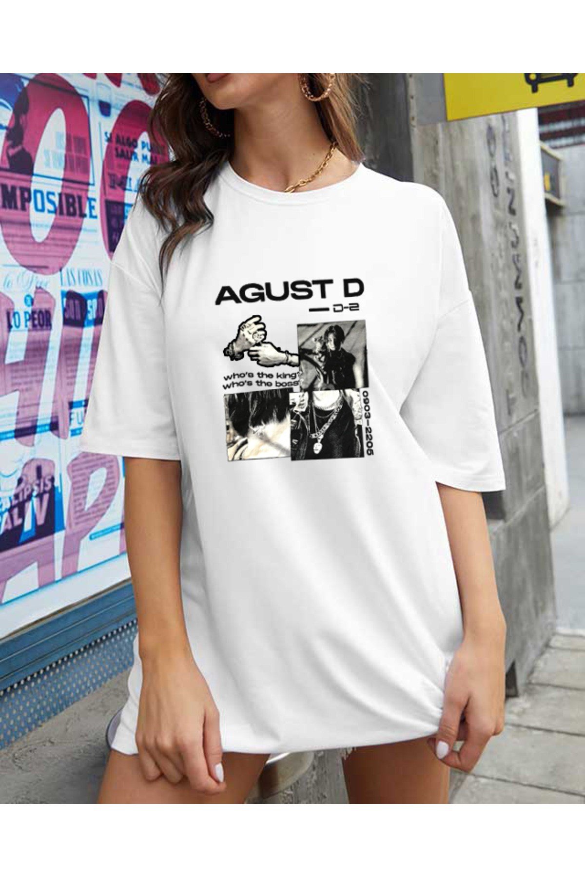 Favoriconsept - Bts - Suga Agust D Who's The King Boss Unisex Tişört