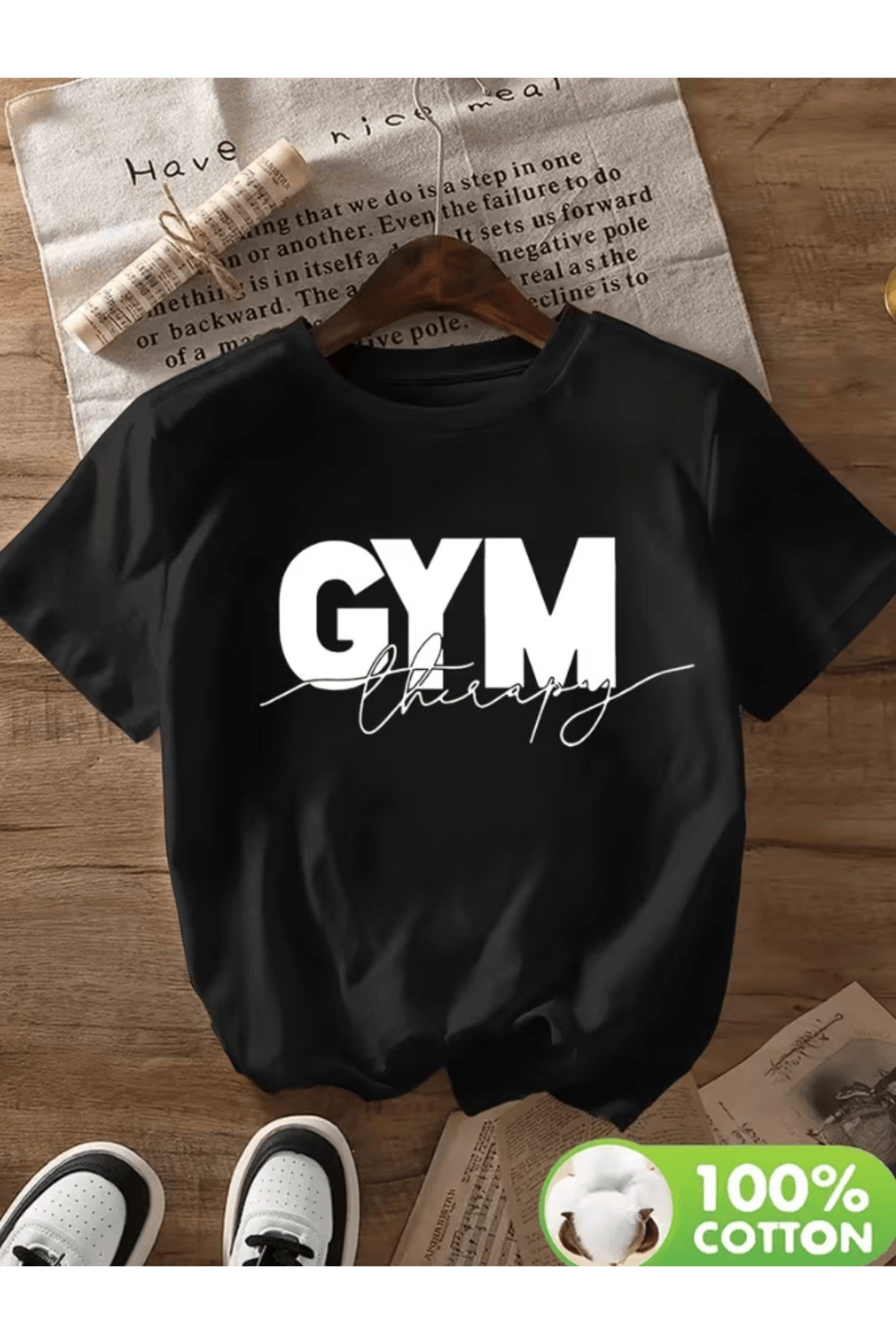 Gym Therapy Özel Tasarım Baskılı Premium Oversize T-shirt