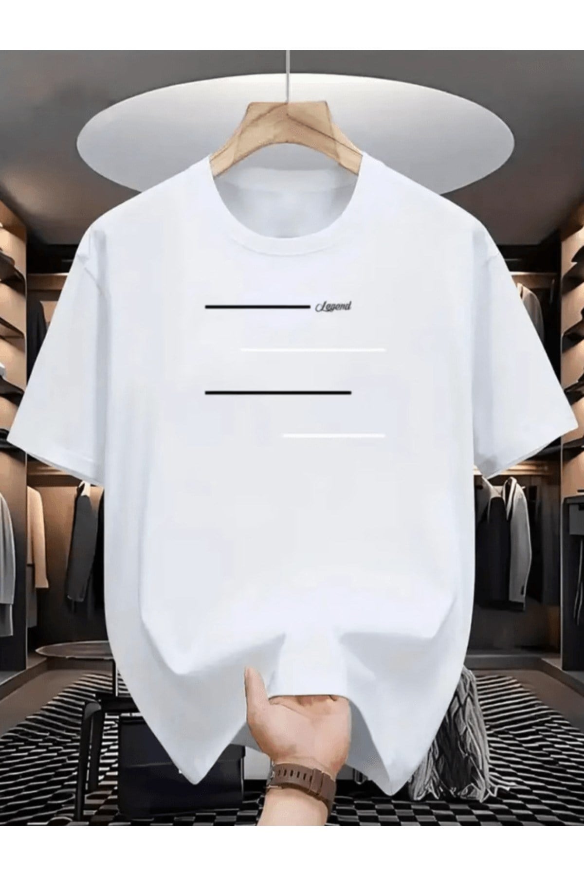 Legend Tasarım Baskılı Premium Oversize T-shirt