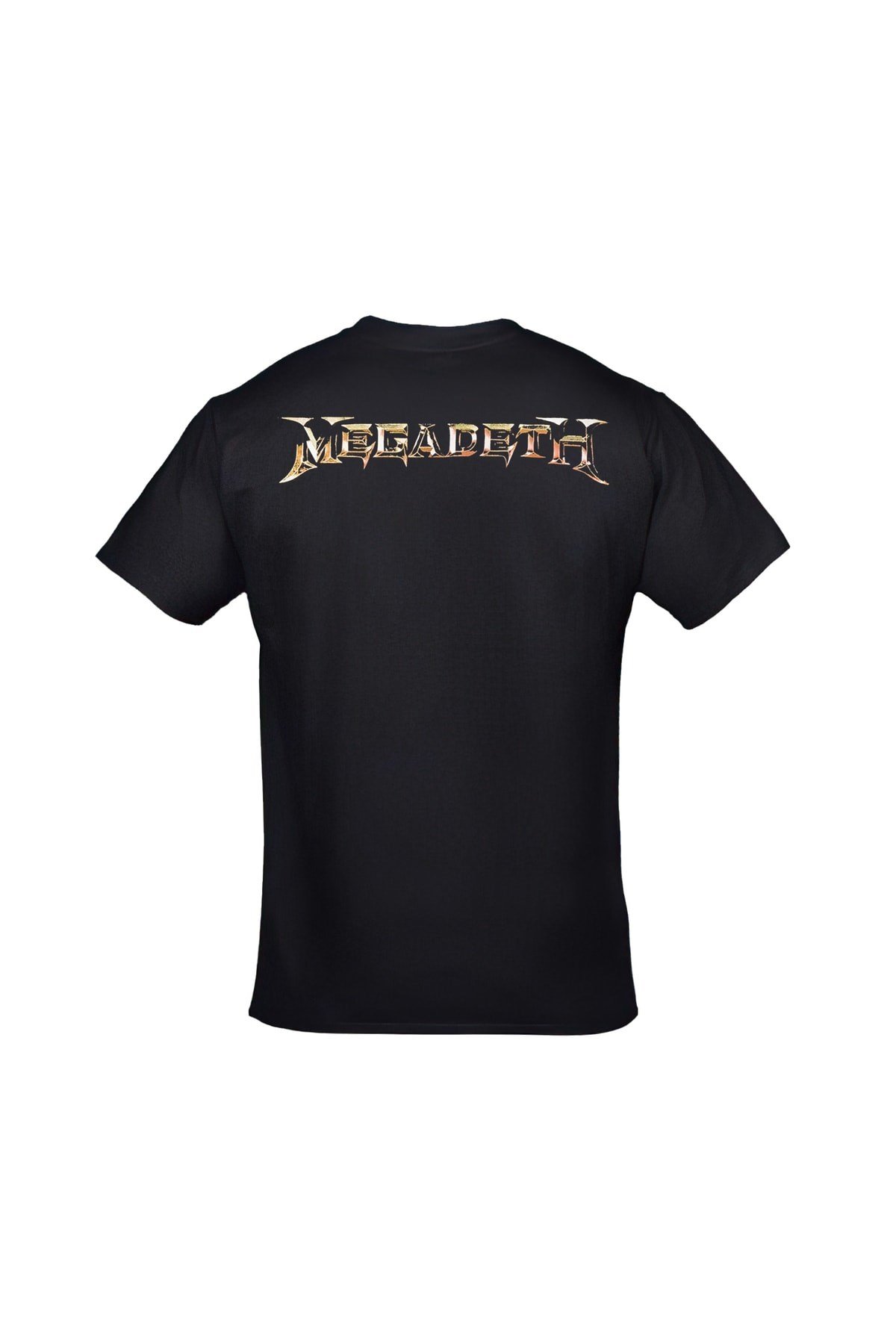 Megadeth The Sick The Dying And The Dead Album Cover Ön Arka Baskılı Unisex Siyah Tshirt