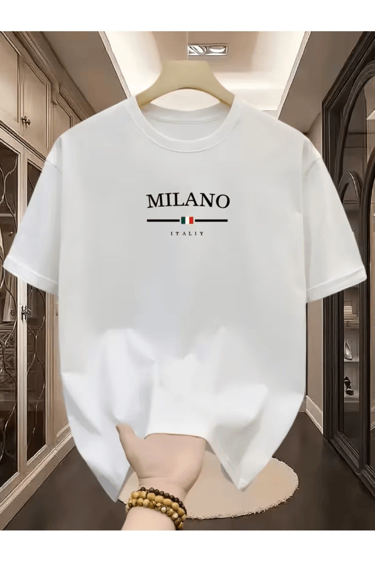 Milano Italy Baskılı Premium Regular Tişört