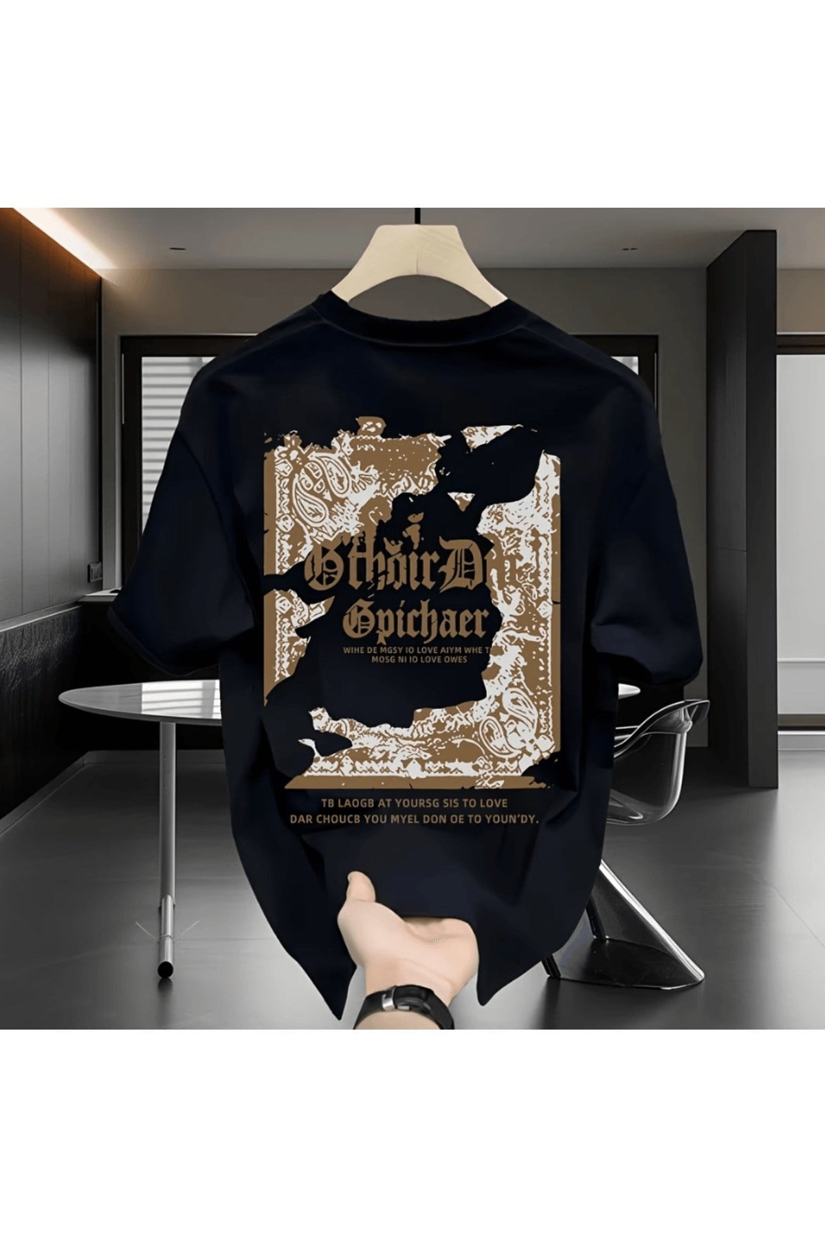 Özel Sırt Baskılı Premium Oversize T-shirt