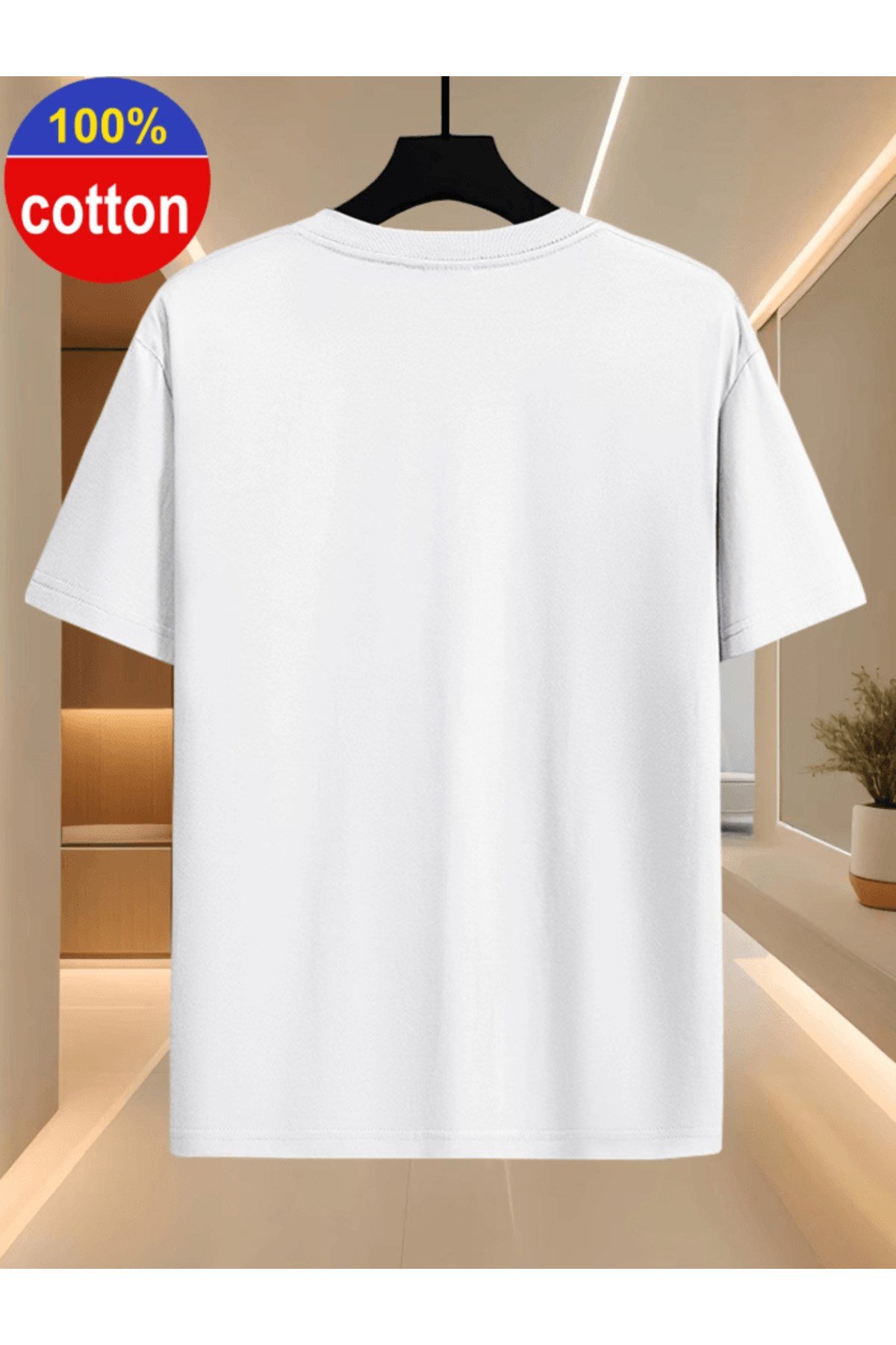 Papatya Şapka Baskılı Premium Oversize T-shirt