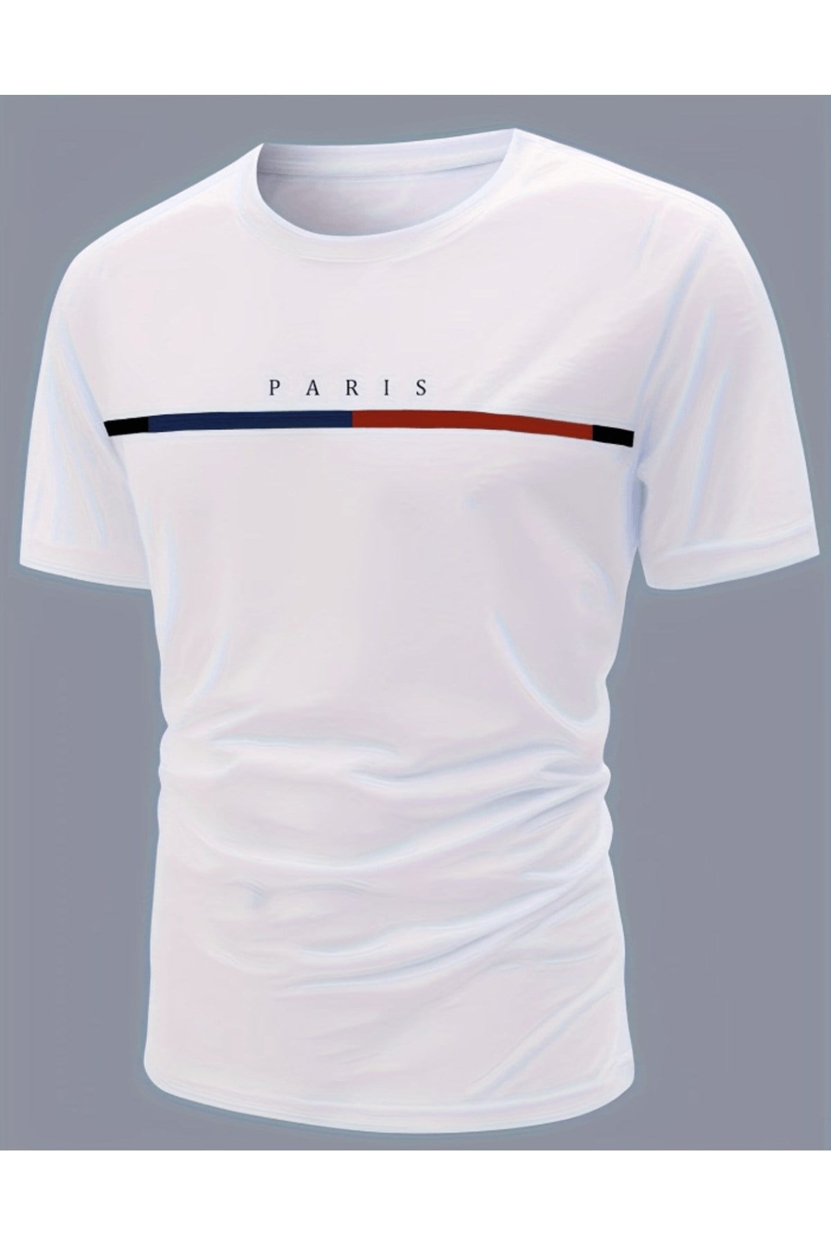 Paris Yatay Baskılı Premium Oversize T-shirt