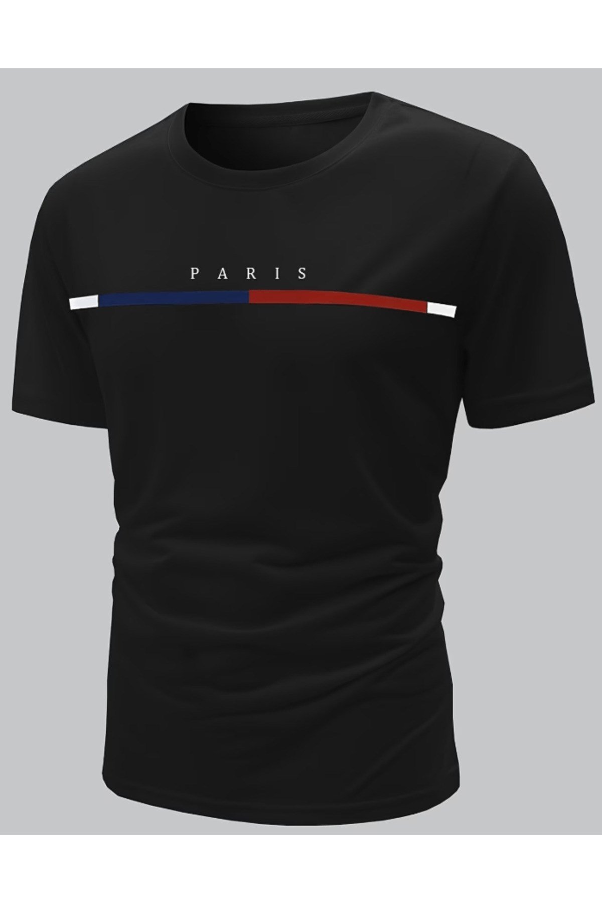 Paris Yatay Baskılı Premium Oversize T-shirt
