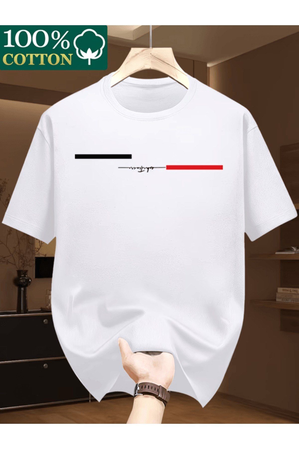 Ters Whatever Baskılı Premium Oversize T-shirt